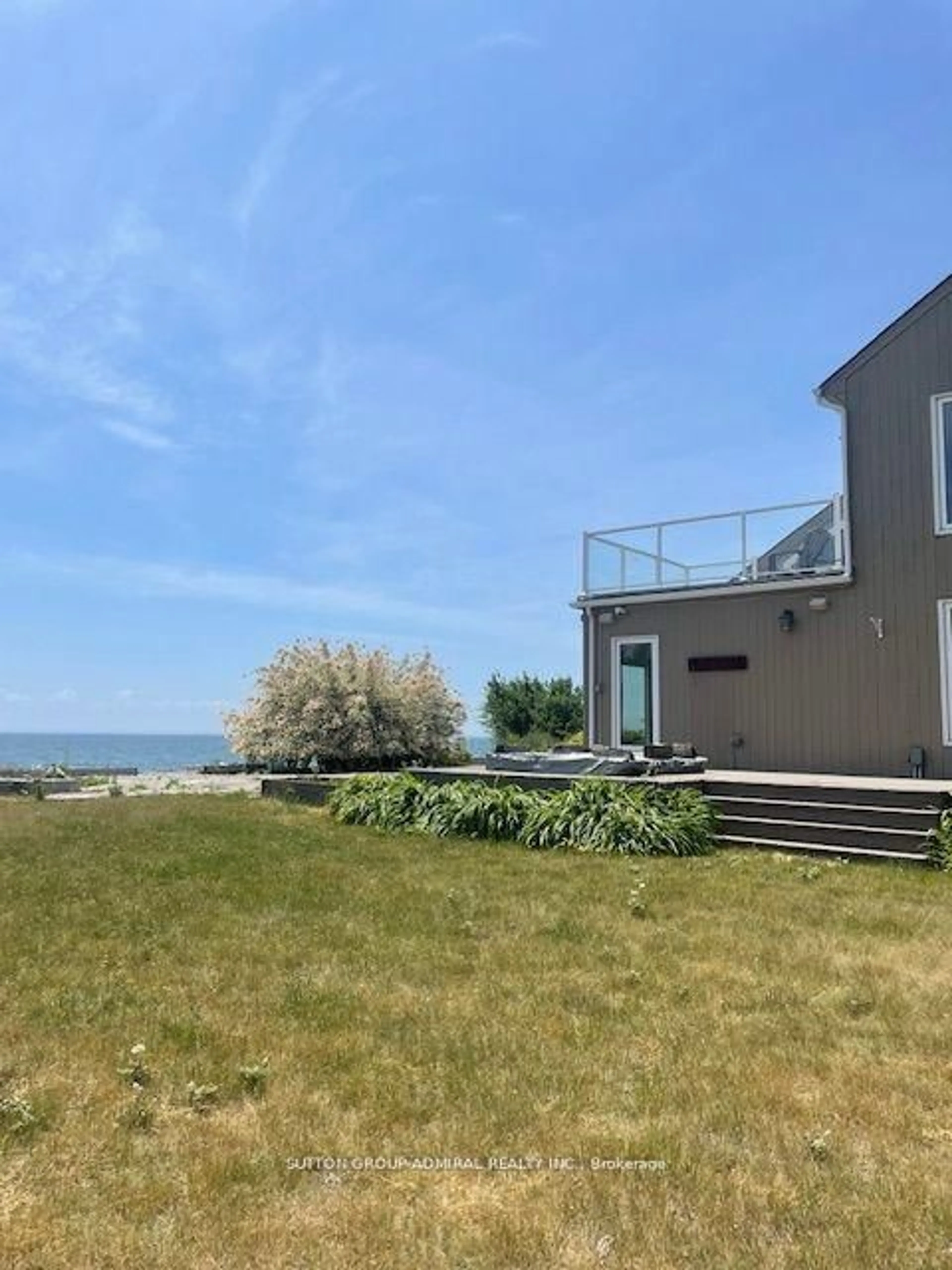 A pic from outside/outdoor area/front of a property/back of a property/a pic from drone, water/lake/river/ocean view for 151 Cedar Crest Beach Rd, Clarington Ontario L1C 5R2