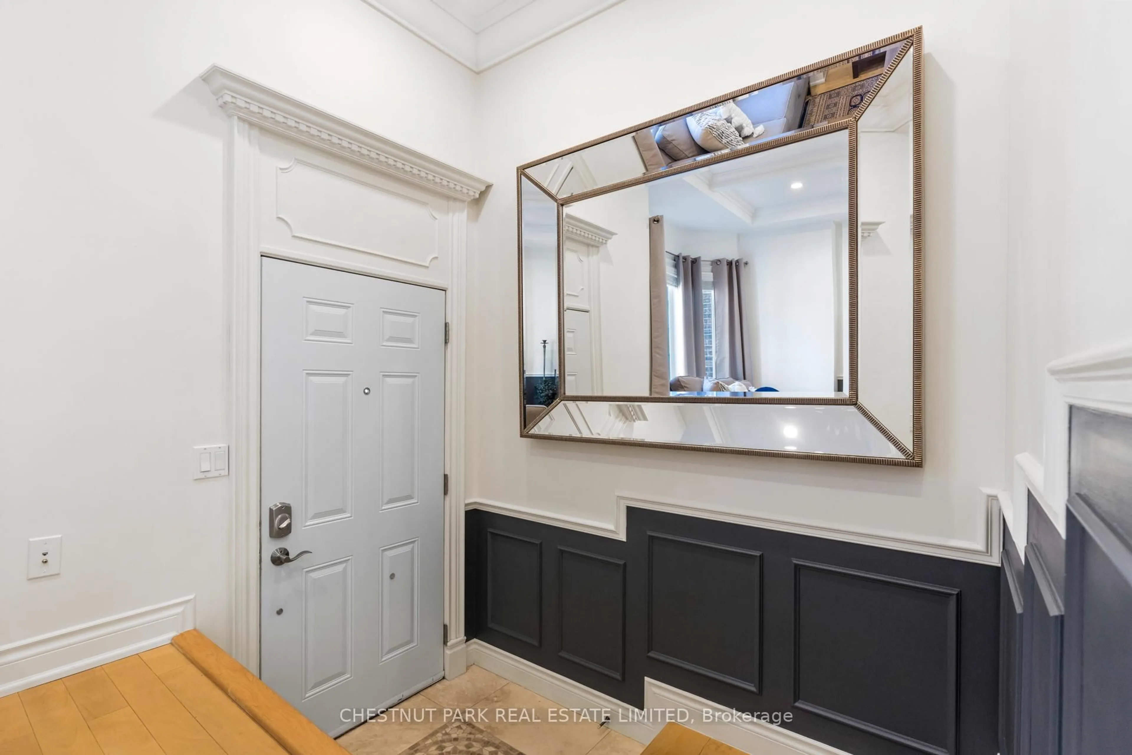 Indoor entryway for 129 Jones Ave, Toronto Ontario M4M 2Z7