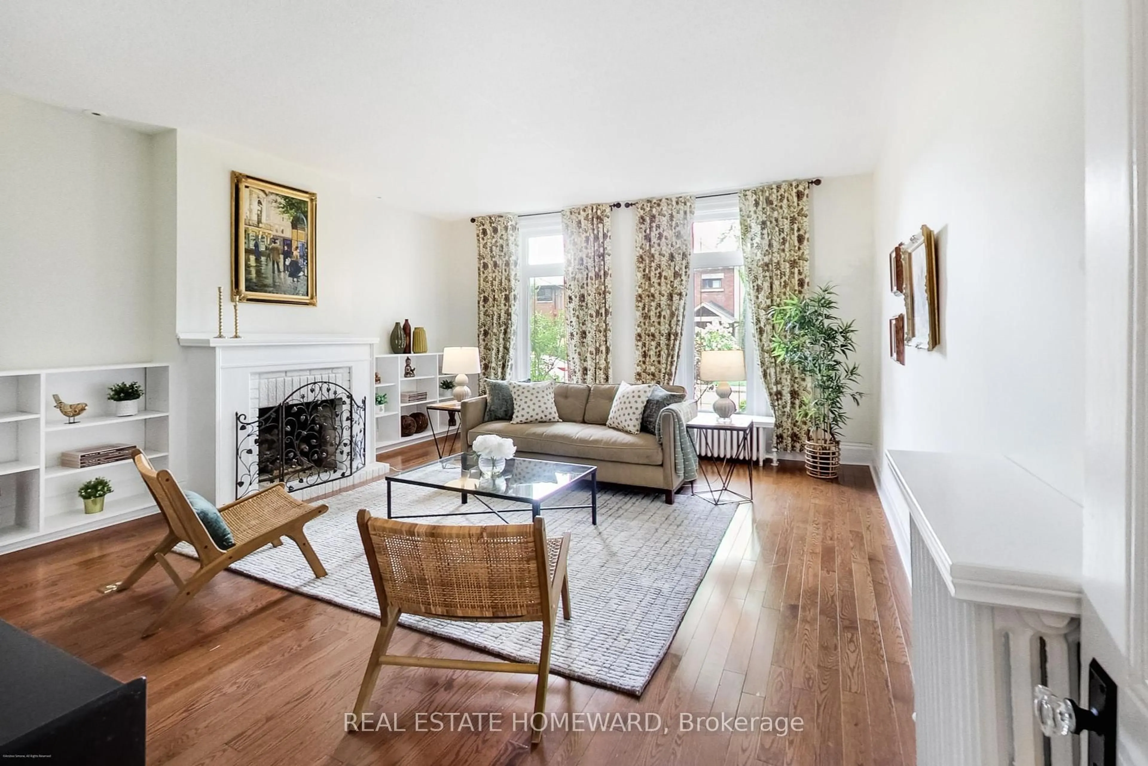 Living room with furniture, unknown for 66 Badgerow Ave, Toronto Ontario M4M 1V4