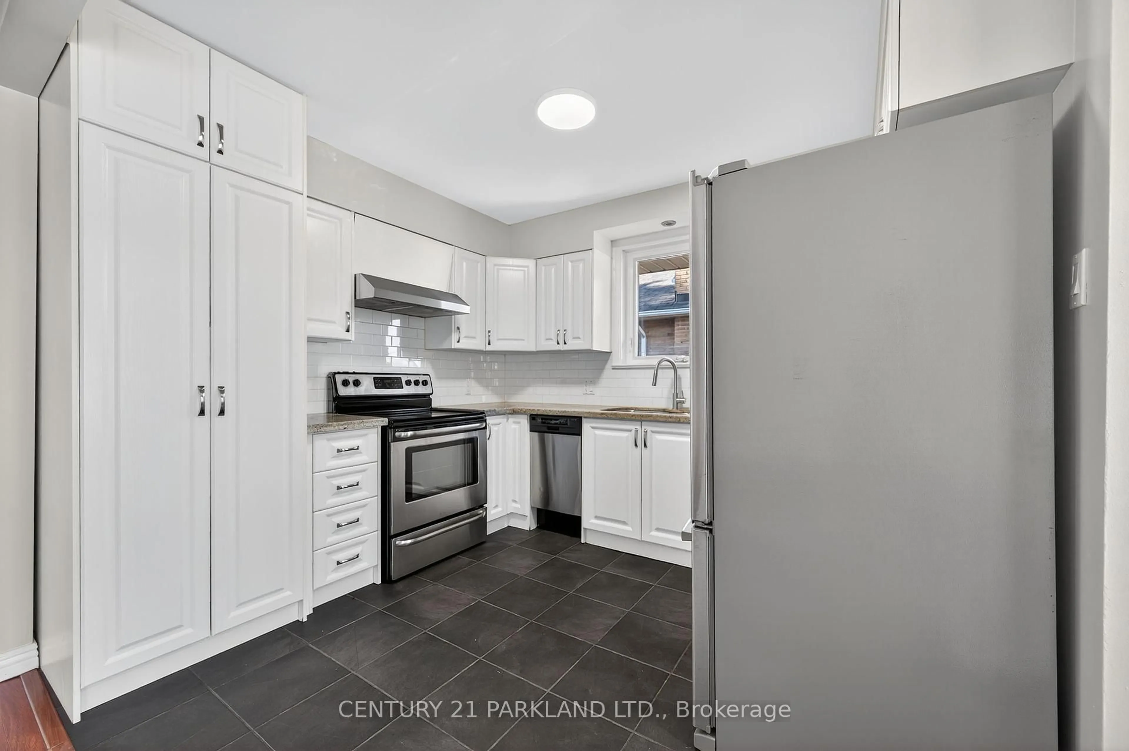 Standard kitchen, ceramic/tile floor for 3 Arbutus Cres, Toronto Ontario M1P 1W7