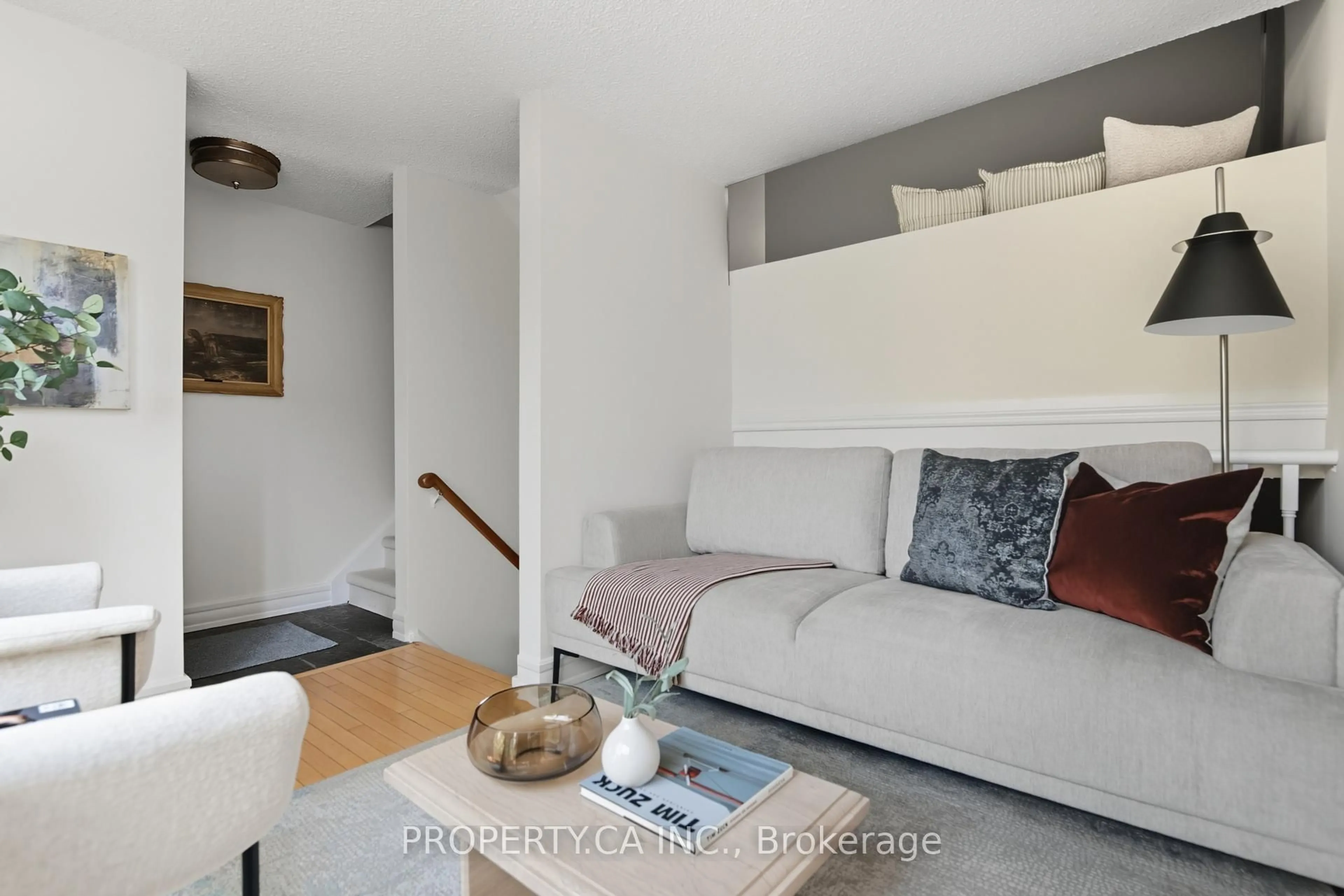 Living room with furniture, unknown for 41 Battenberg Ave #29, Toronto Ontario M4L 1J7