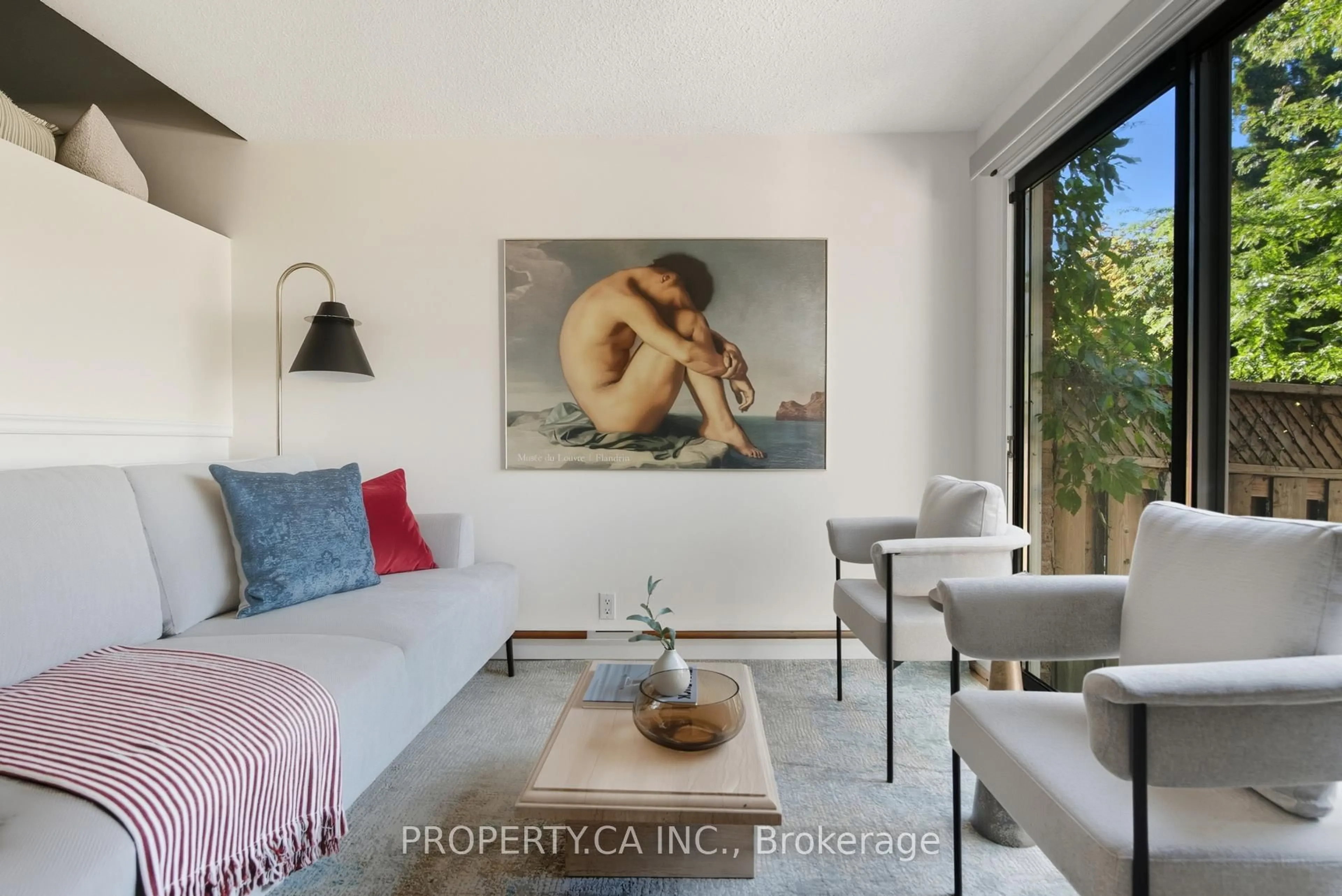 Living room with furniture, unknown for 41 Battenberg Ave #29, Toronto Ontario M4L 1J7