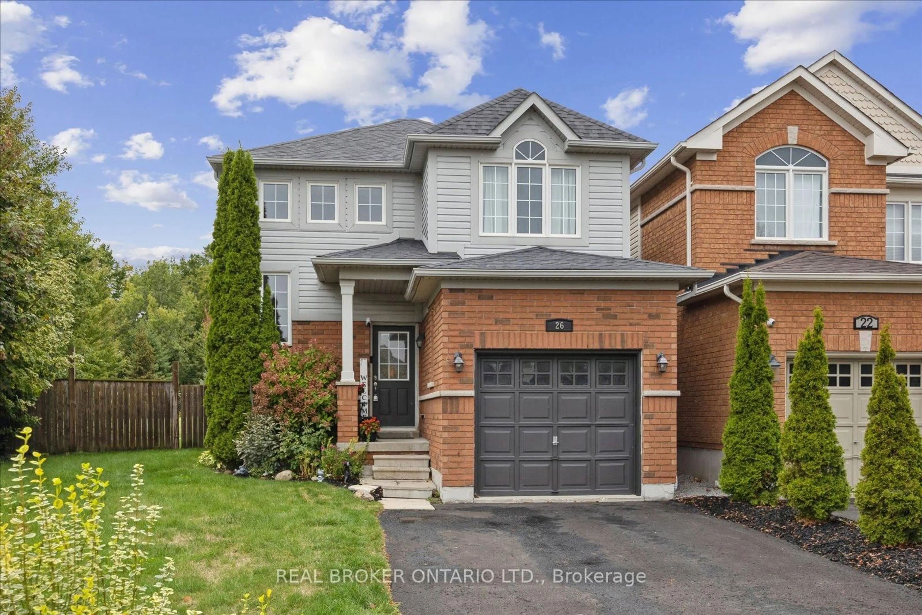 Home with brick exterior material, street for 26 Crockett Pl, Clarington Ontario L1C 5P4