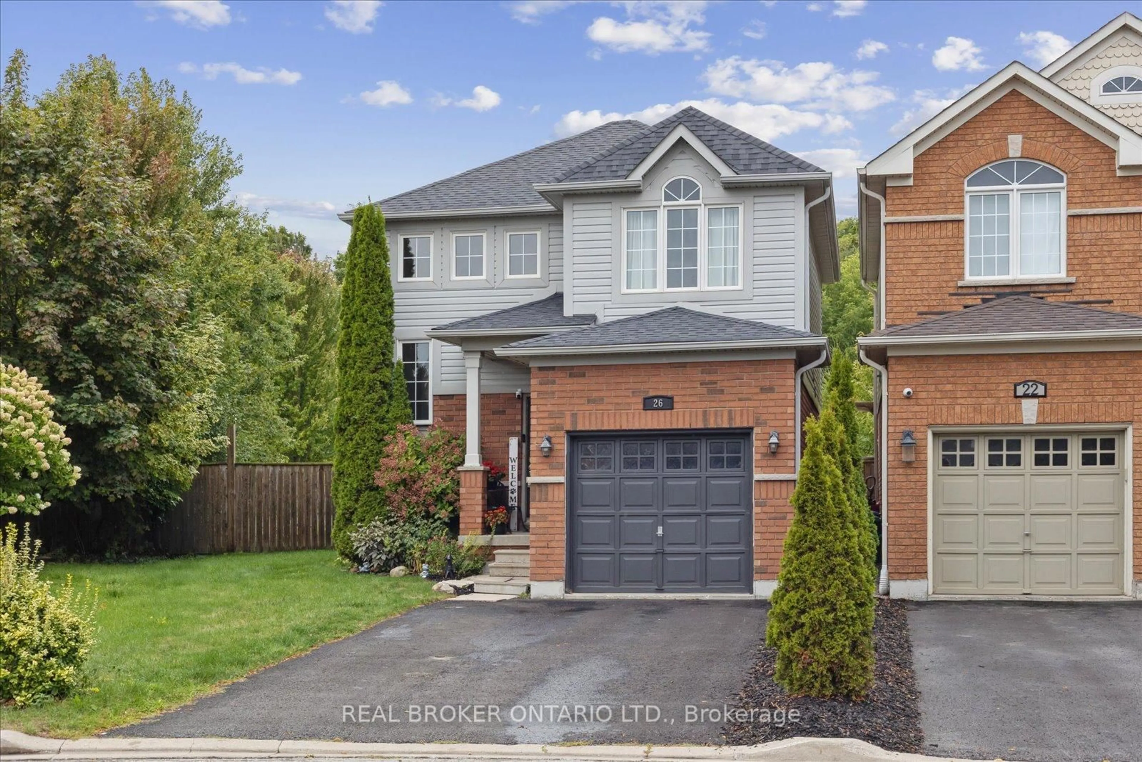 Home with brick exterior material, street for 26 Crockett Pl, Clarington Ontario L1C 5P4