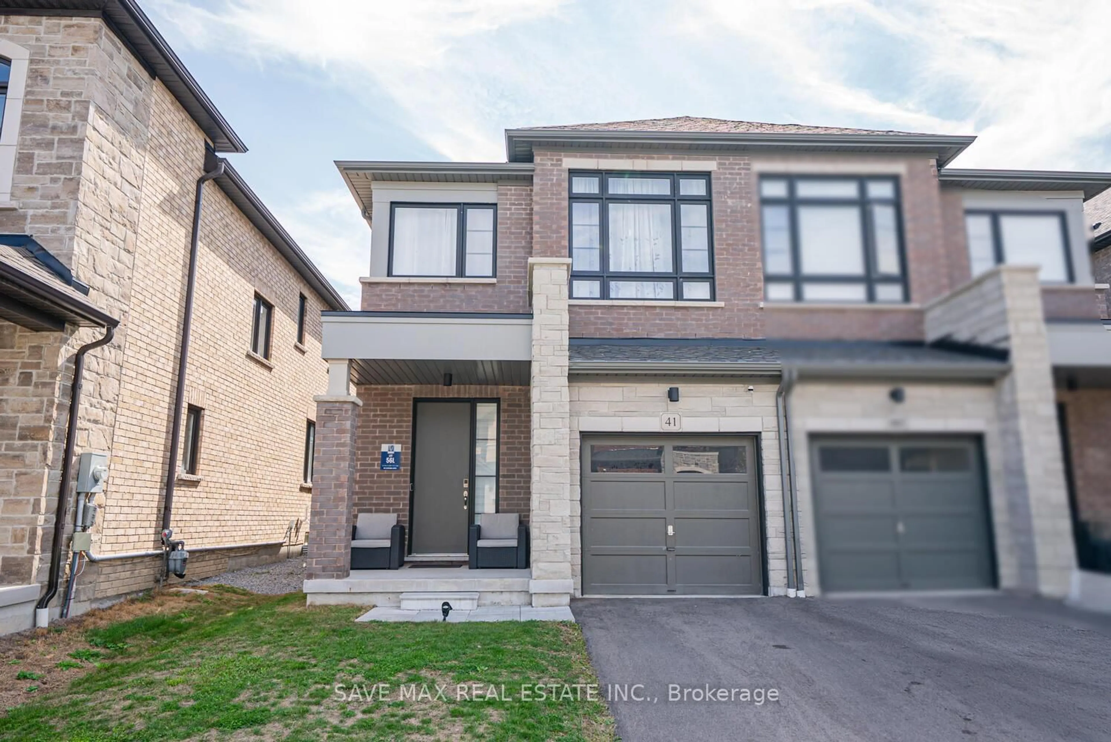 Home with brick exterior material, street for 41 Closson Dr, Whitby Ontario L1P 0M9