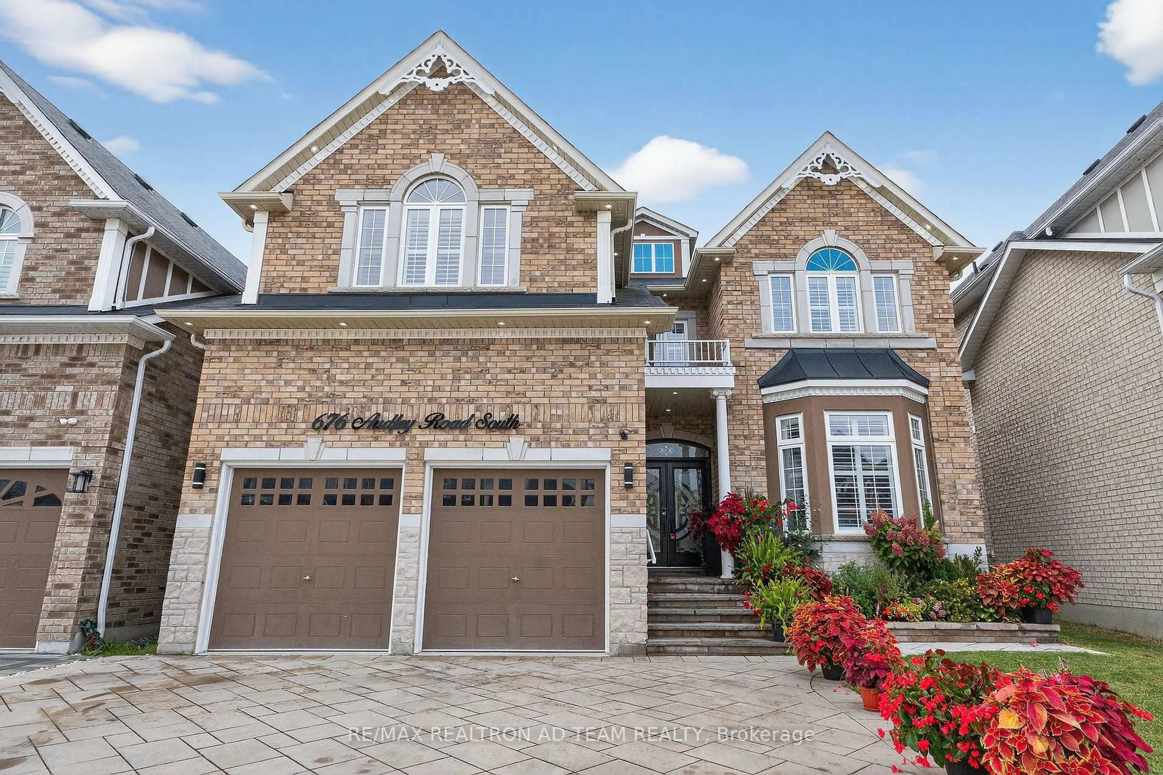 Home with brick exterior material, street for 676 Audley Rd, Ajax Ontario L1Z 0T6