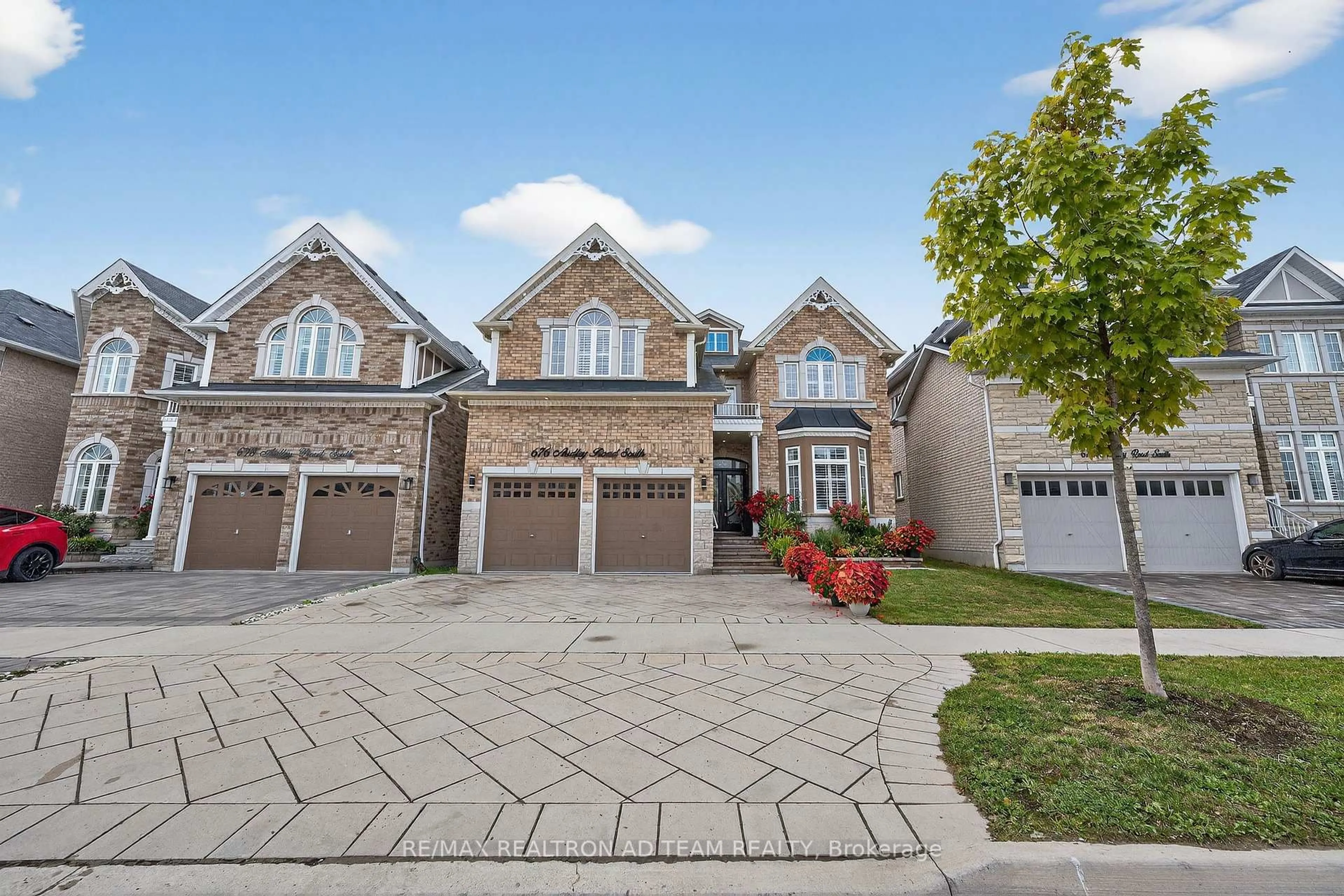 Home with brick exterior material, street for 676 Audley Rd, Ajax Ontario L1Z 0T6