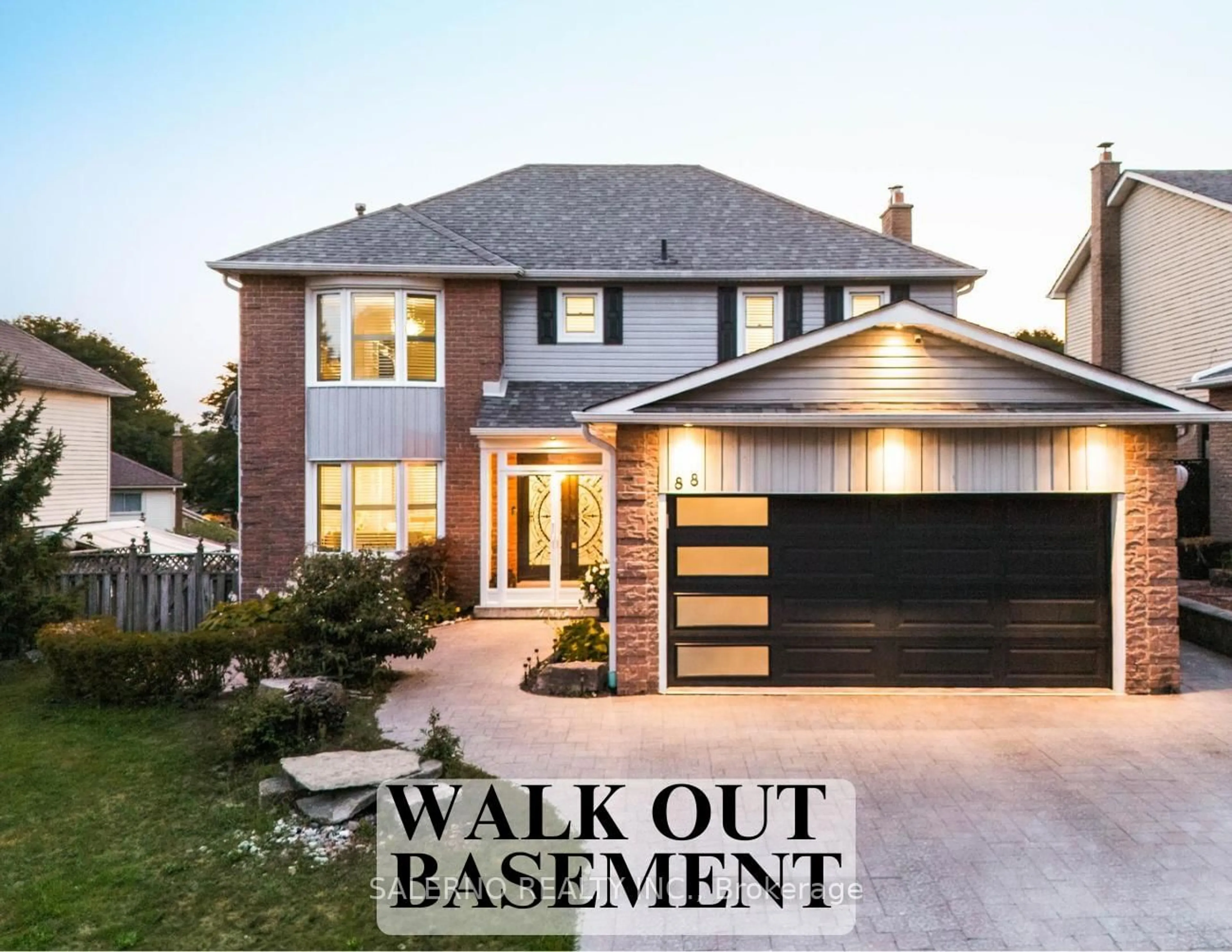 Home with brick exterior material, street for 88 Holliday Dr, Whitby Ontario L1P 1E6