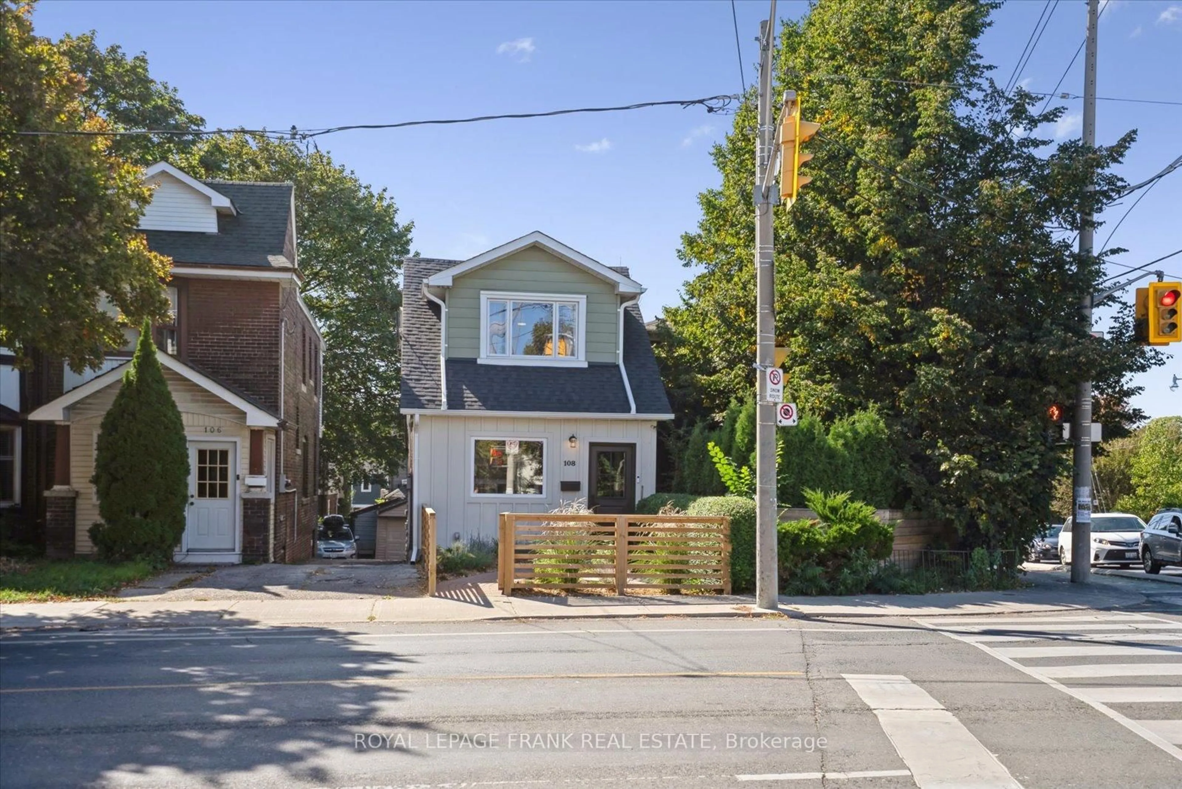 Home with brick exterior material, street for 108 Greenwood Ave, Toronto Ontario M4L 2P6