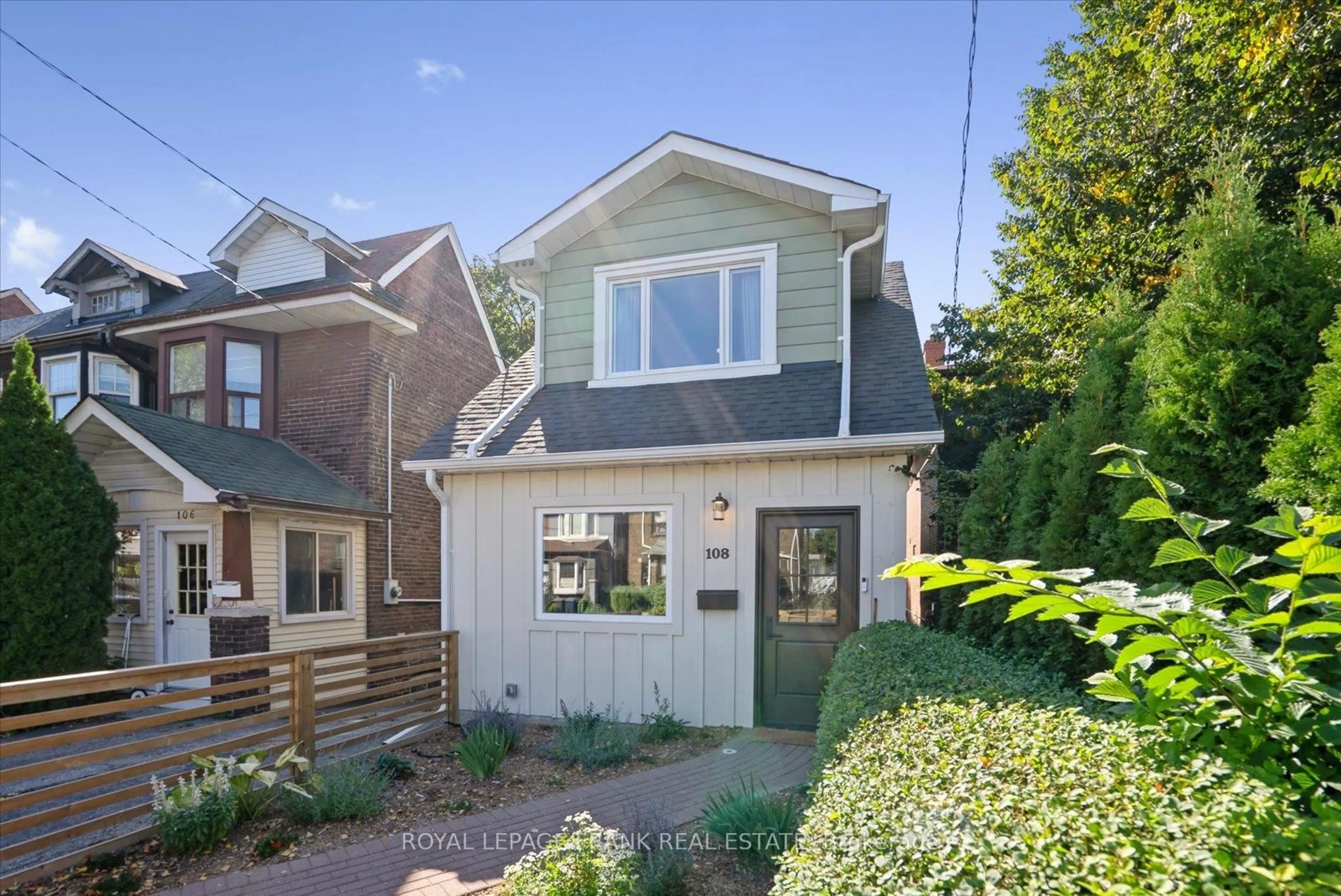 Home with brick exterior material, street for 108 Greenwood Ave, Toronto Ontario M4L 2P6