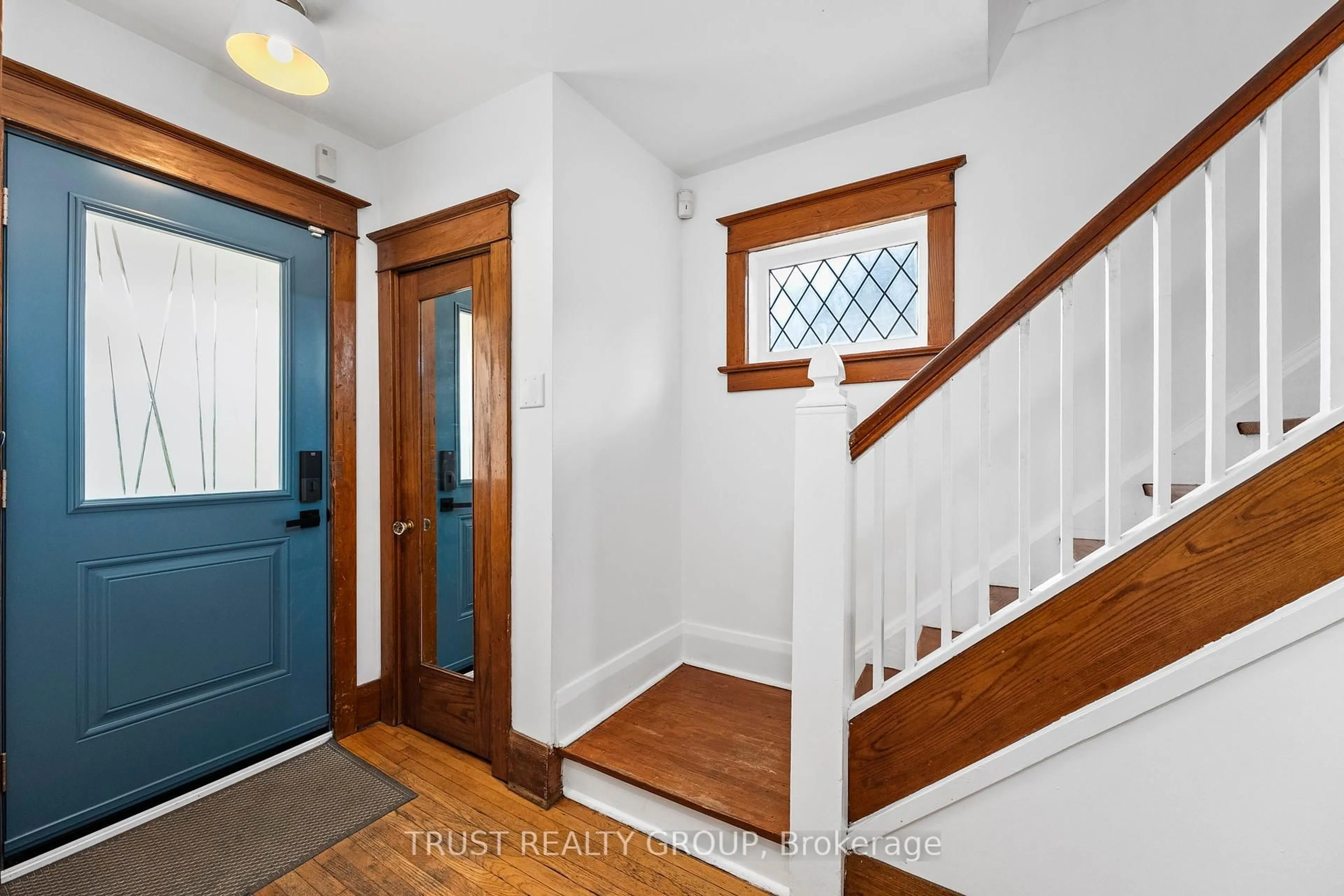 Indoor entryway for 206 Woodmount Ave, Toronto Ontario M4C 3Z6