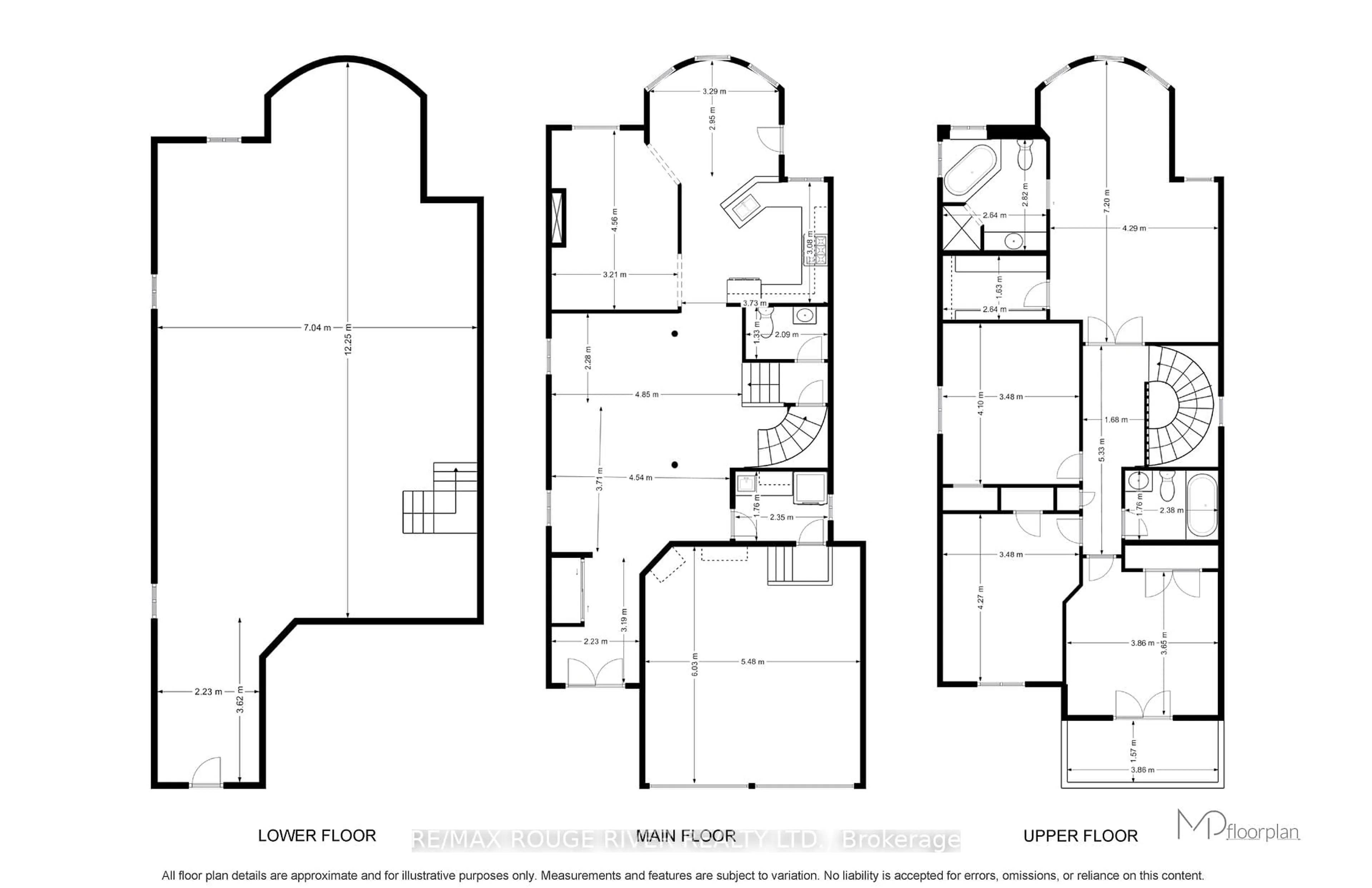 Floor plan for 97 Harty Cres, Ajax Ontario L1T 4E7