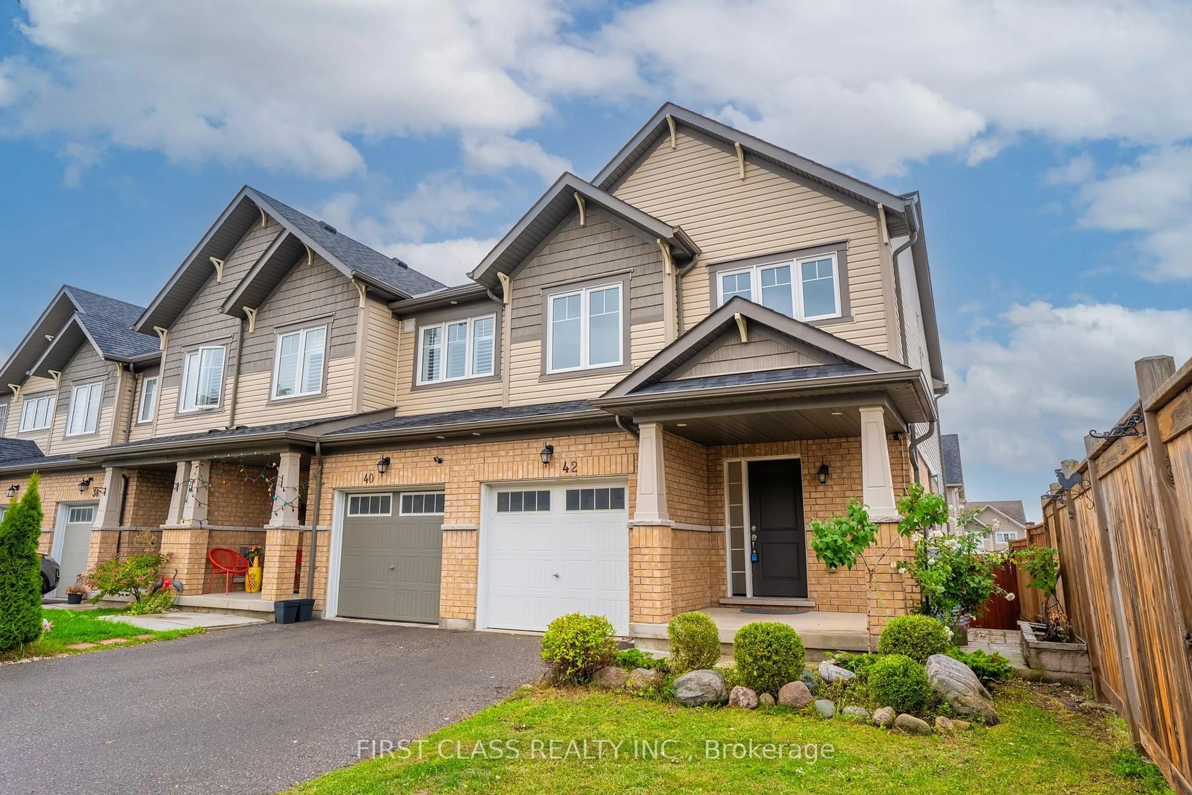 Home with brick exterior material, street for 42 GREAT GABE Cres, Oshawa Ontario L1L 0C1