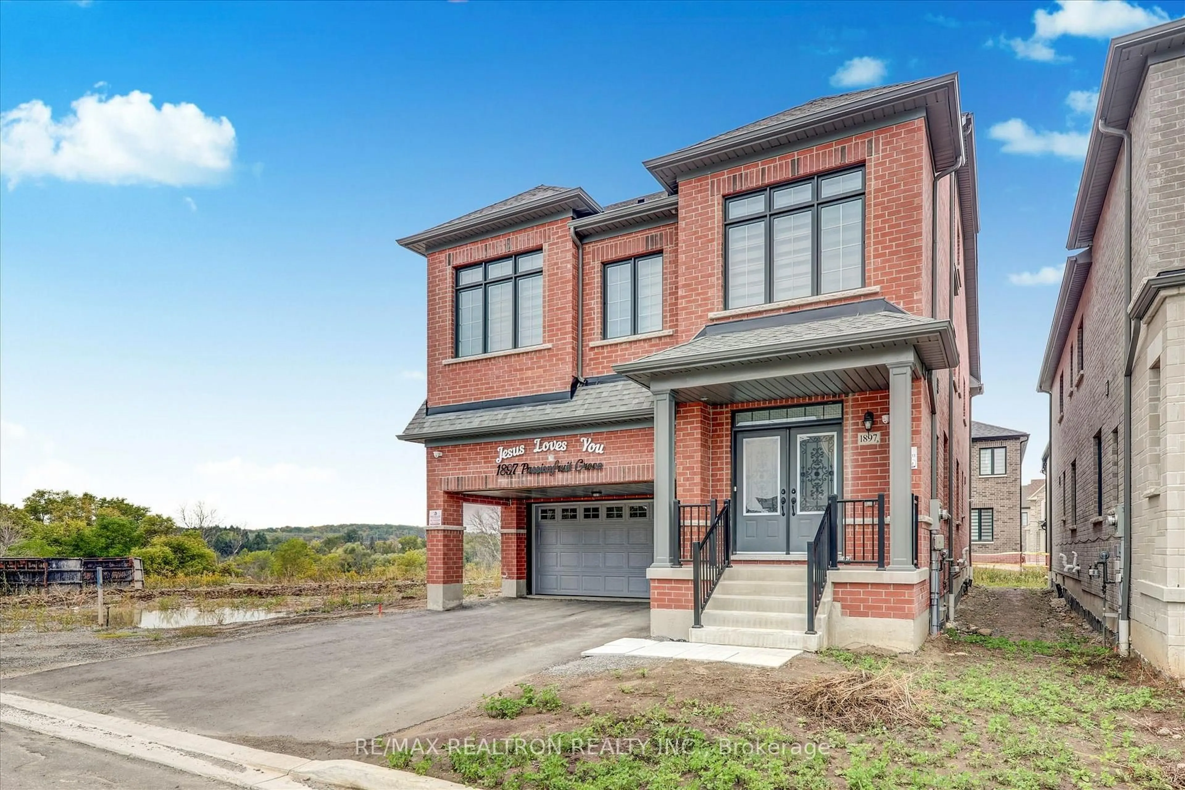 Home with brick exterior material, street for 1897 Passionfruit Grve, Pickering Ontario L1Y 0B4