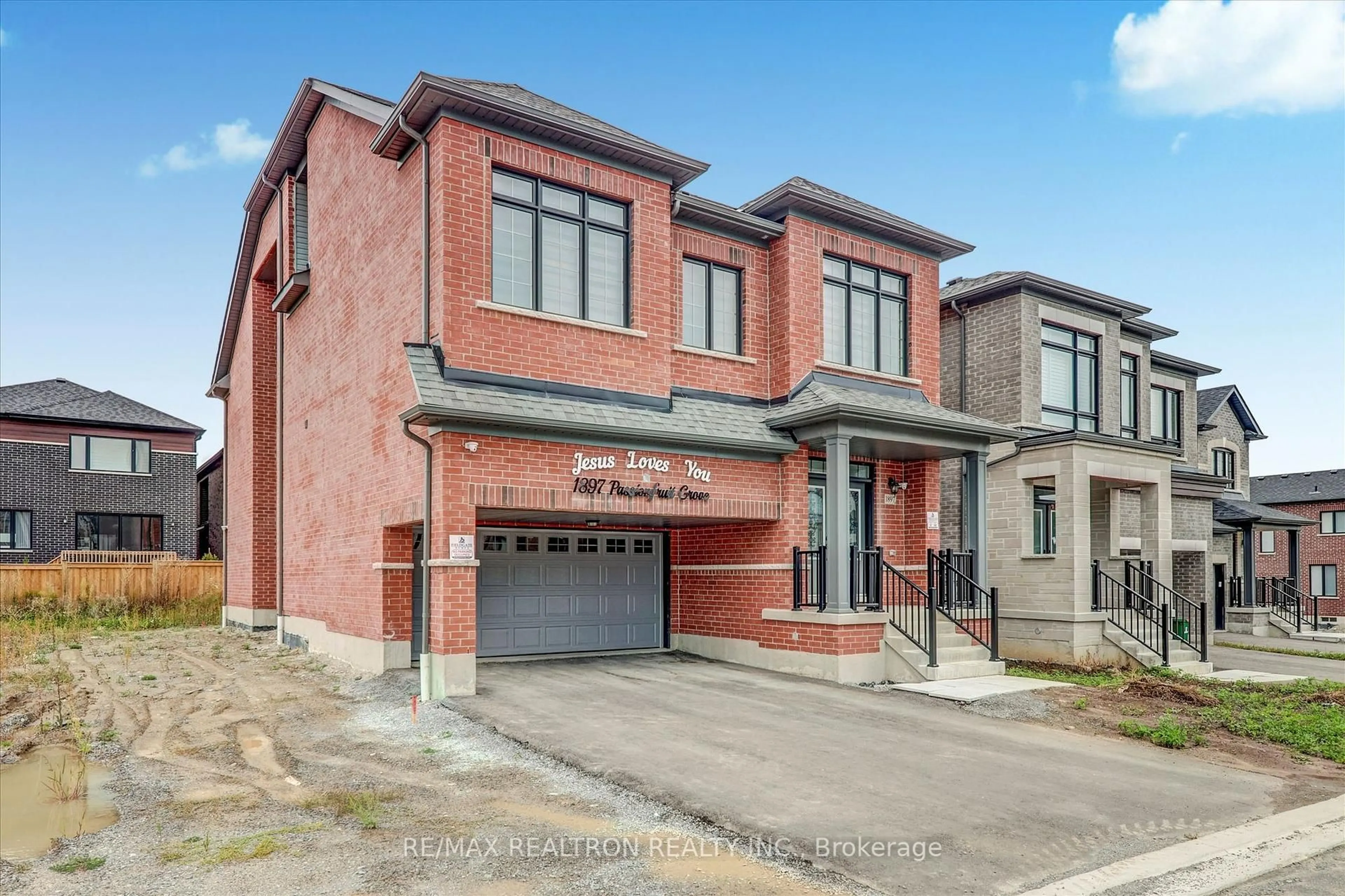 Home with brick exterior material, street for 1897 Passionfruit Grve, Pickering Ontario L1Y 0B4