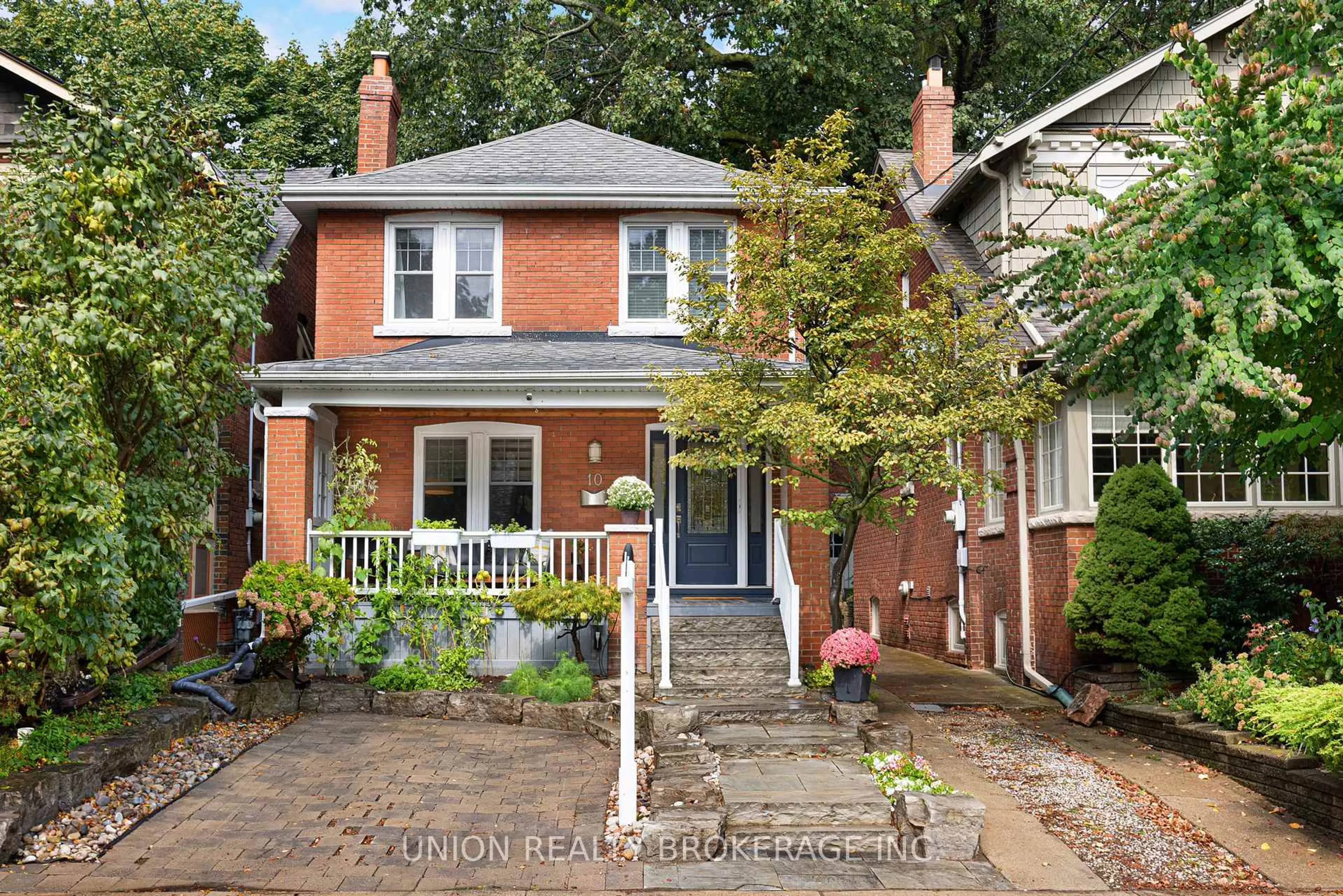 Home with brick exterior material, street for 10 Selwood Ave, Toronto Ontario M4E 1B2