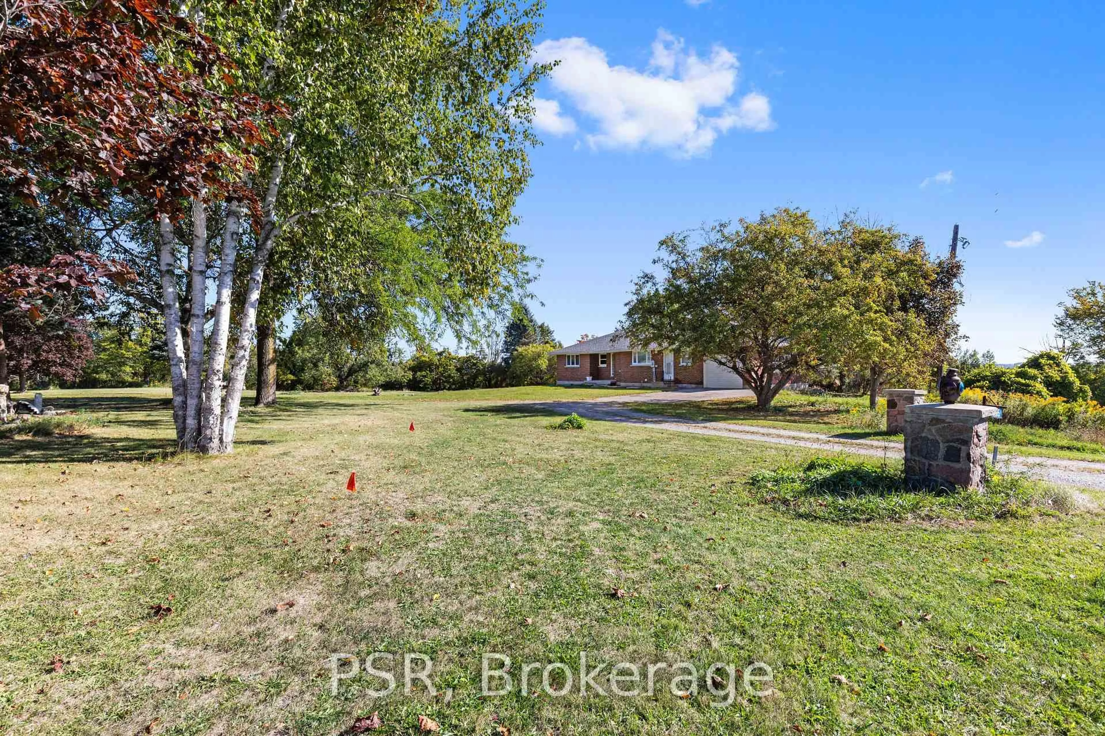 A pic from outside/outdoor area/front of a property/back of a property/a pic from drone, unknown for 1205 Scugog Line 10, Scugog Ontario L0C 1G0