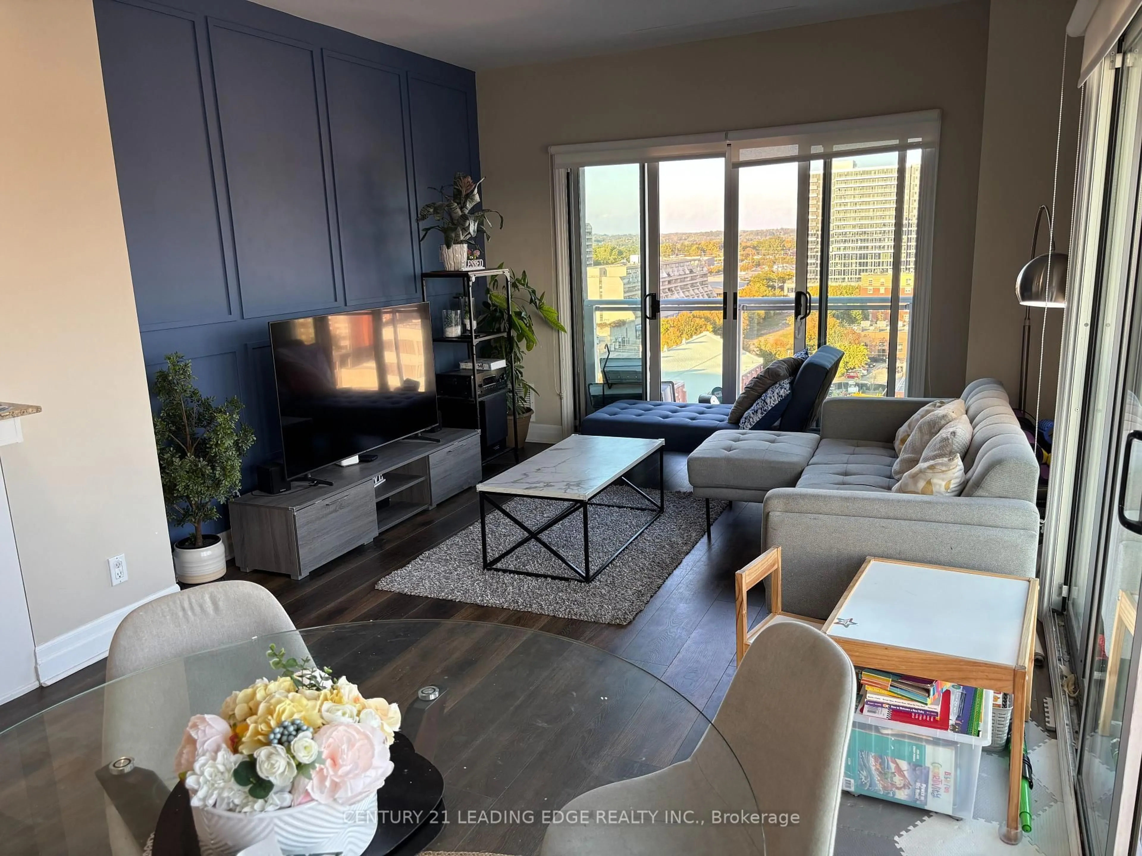 Living room with furniture, unknown for 44 Bond St #1005, Oshawa Ontario L1G 6R2