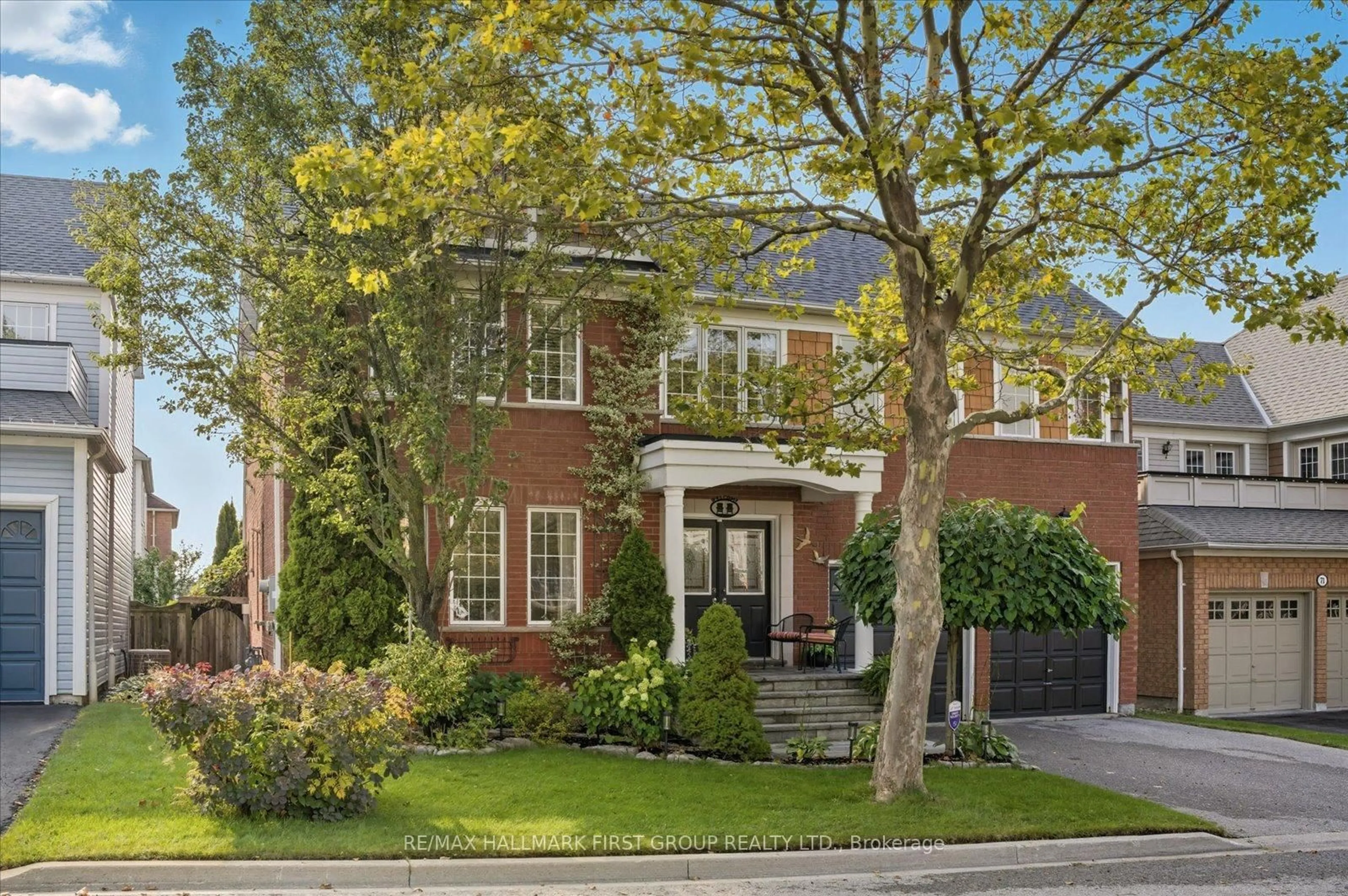 Home with brick exterior material, street for 73 Hoile Dr, Ajax Ontario L1Z 1N1