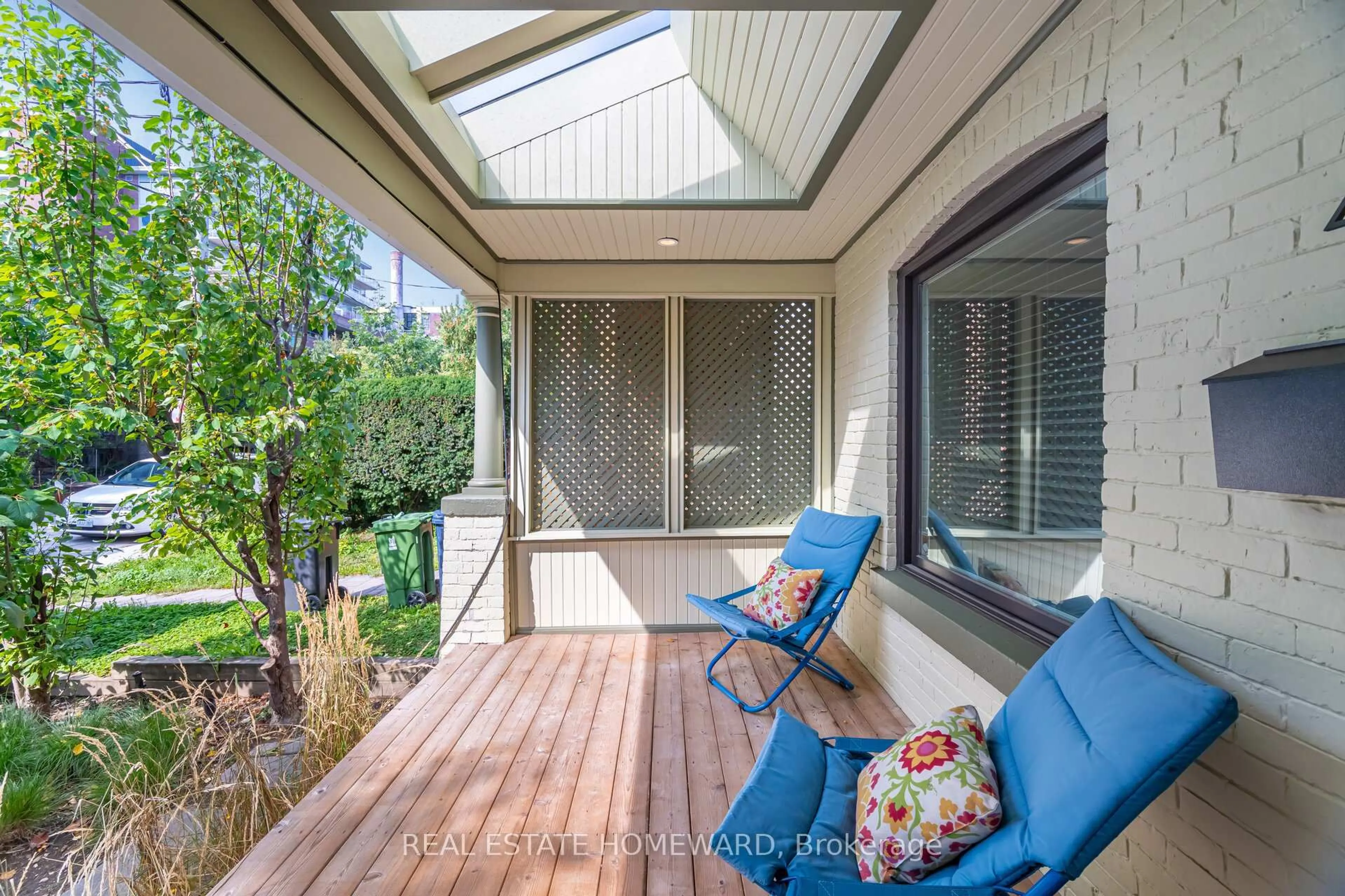 Patio, street for 45 Boston Ave, Toronto Ontario M4M 2T8