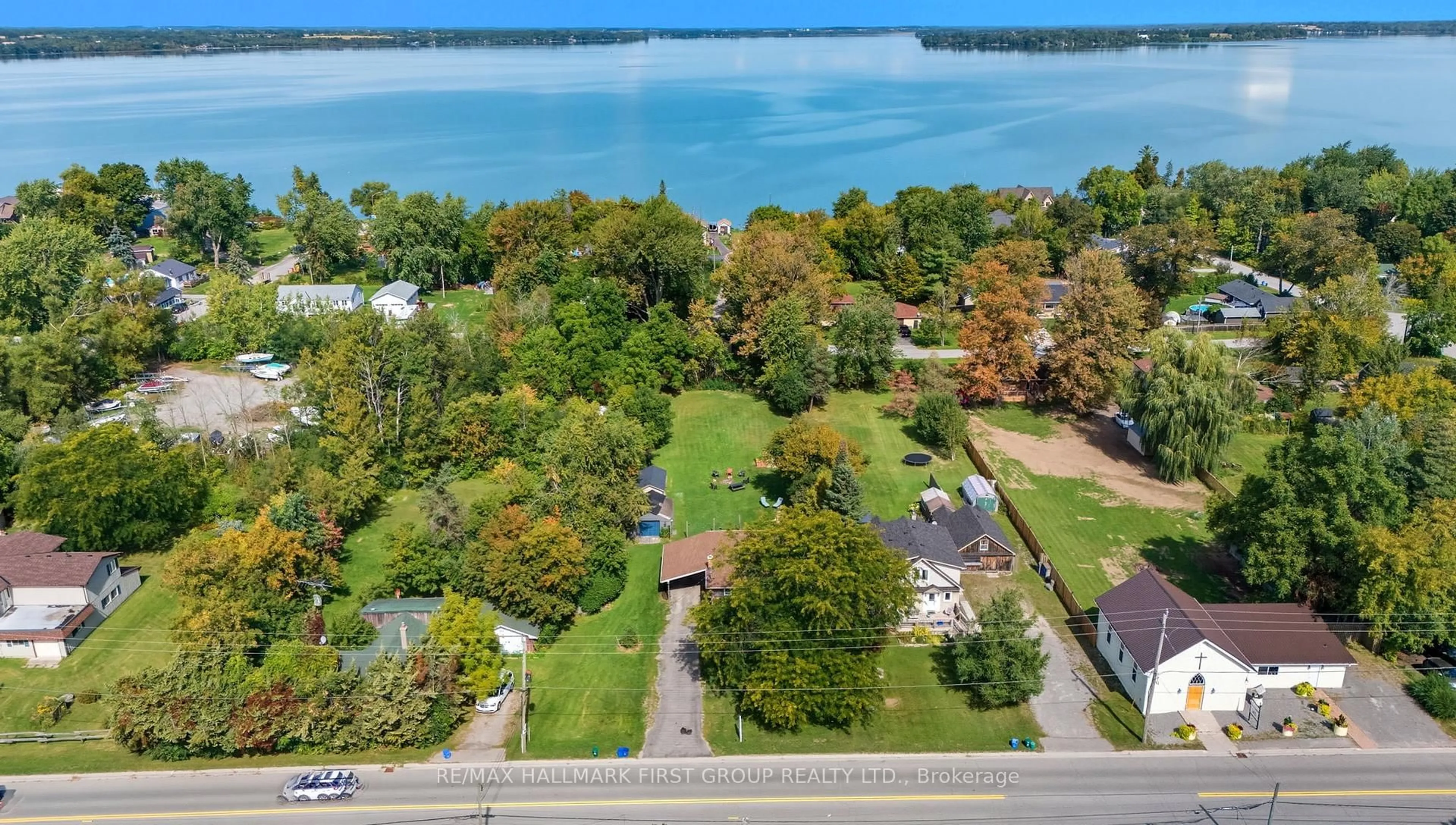 A pic from outside/outdoor area/front of a property/back of a property/a pic from drone, water/lake/river/ocean view for 3617 Regional 57 Rd, Scugog Ontario L0B 1E0