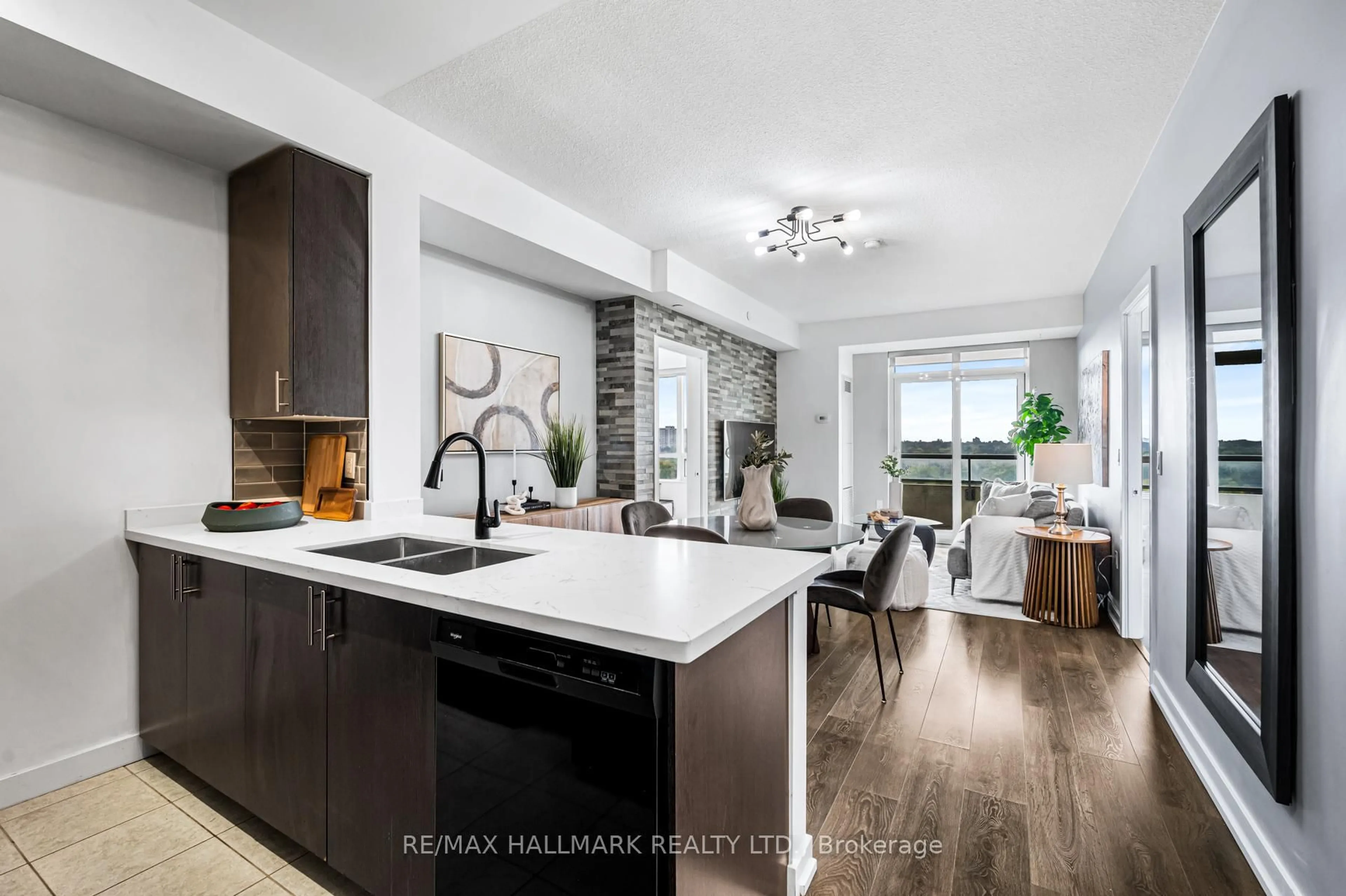 Open concept kitchen, unknown for 1346 Danforth Rd #1006, Toronto Ontario M1J 0A9