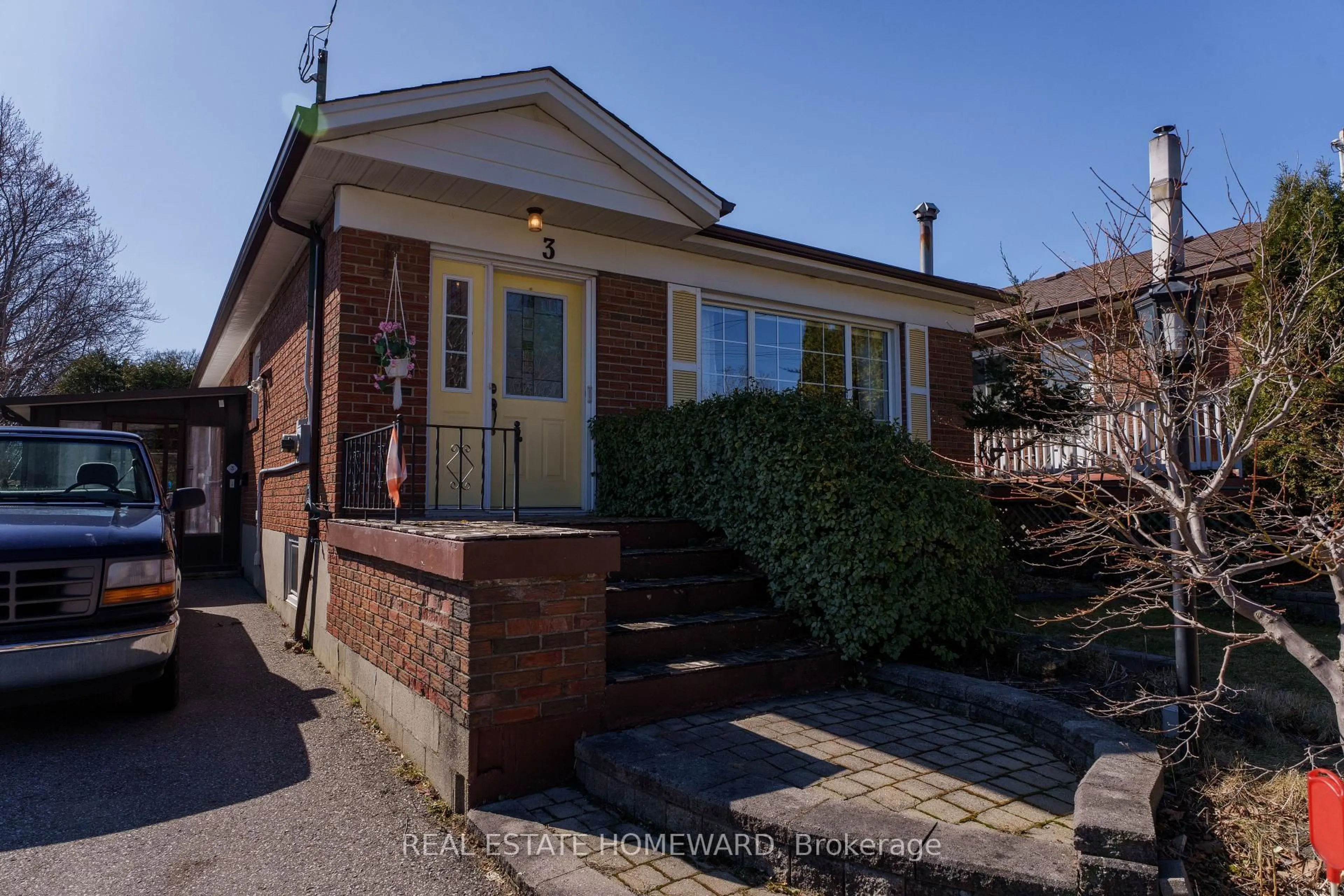 Home with brick exterior material, street for 3 Chestermere Blvd, Toronto Ontario M1J 2X5