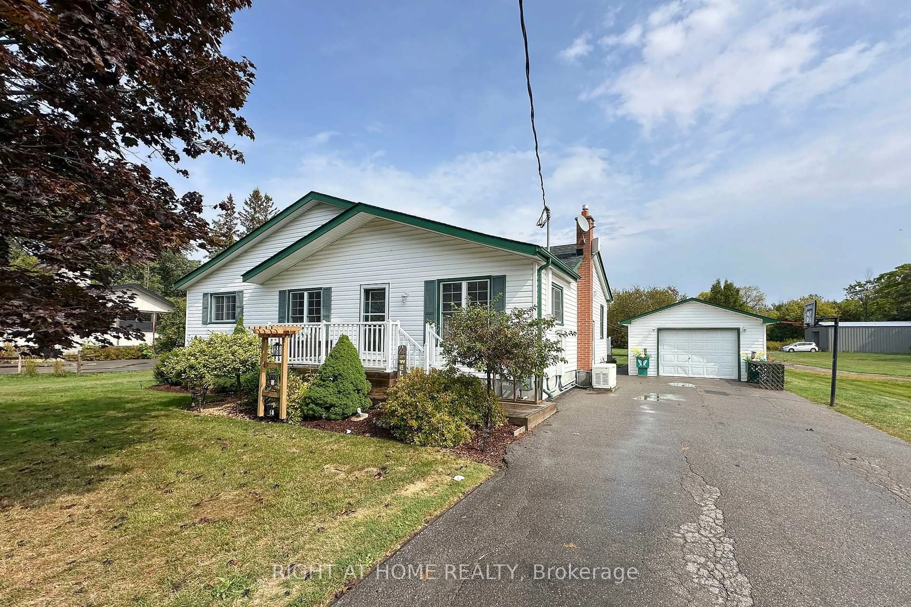 A pic from outside/outdoor area/front of a property/back of a property/a pic from drone, street for 2347 Hancock Rd, Clarington Ontario L1E 2M3