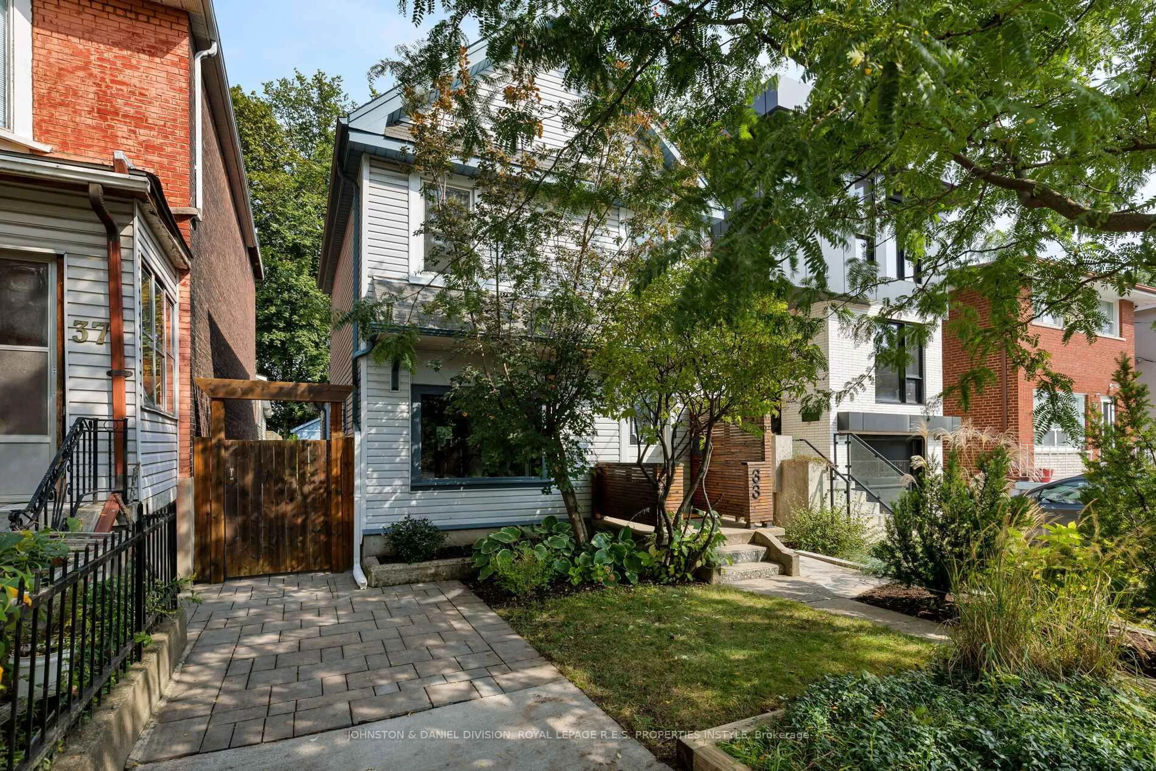 Home with brick exterior material, street for 33 Redwood Ave, Toronto Ontario M4L 2S5