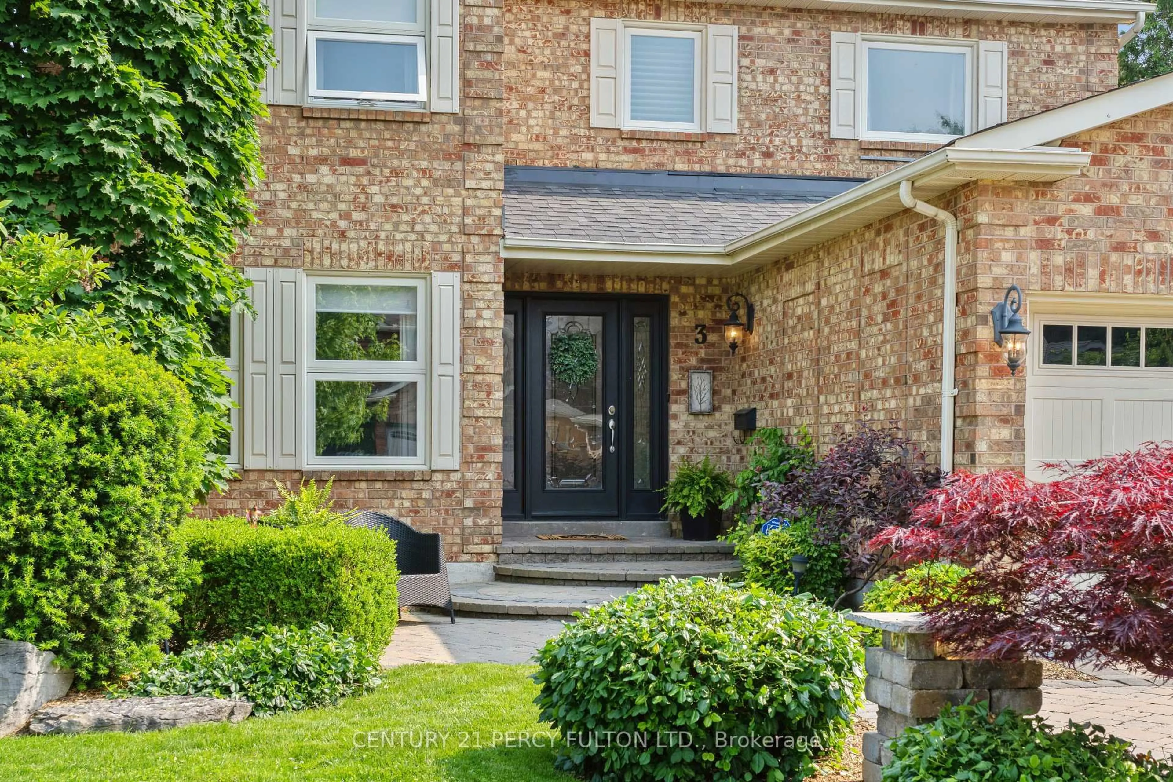 Home with brick exterior material, street for 3 Chipperfield Cres, Whitby Ontario L1R 1M3