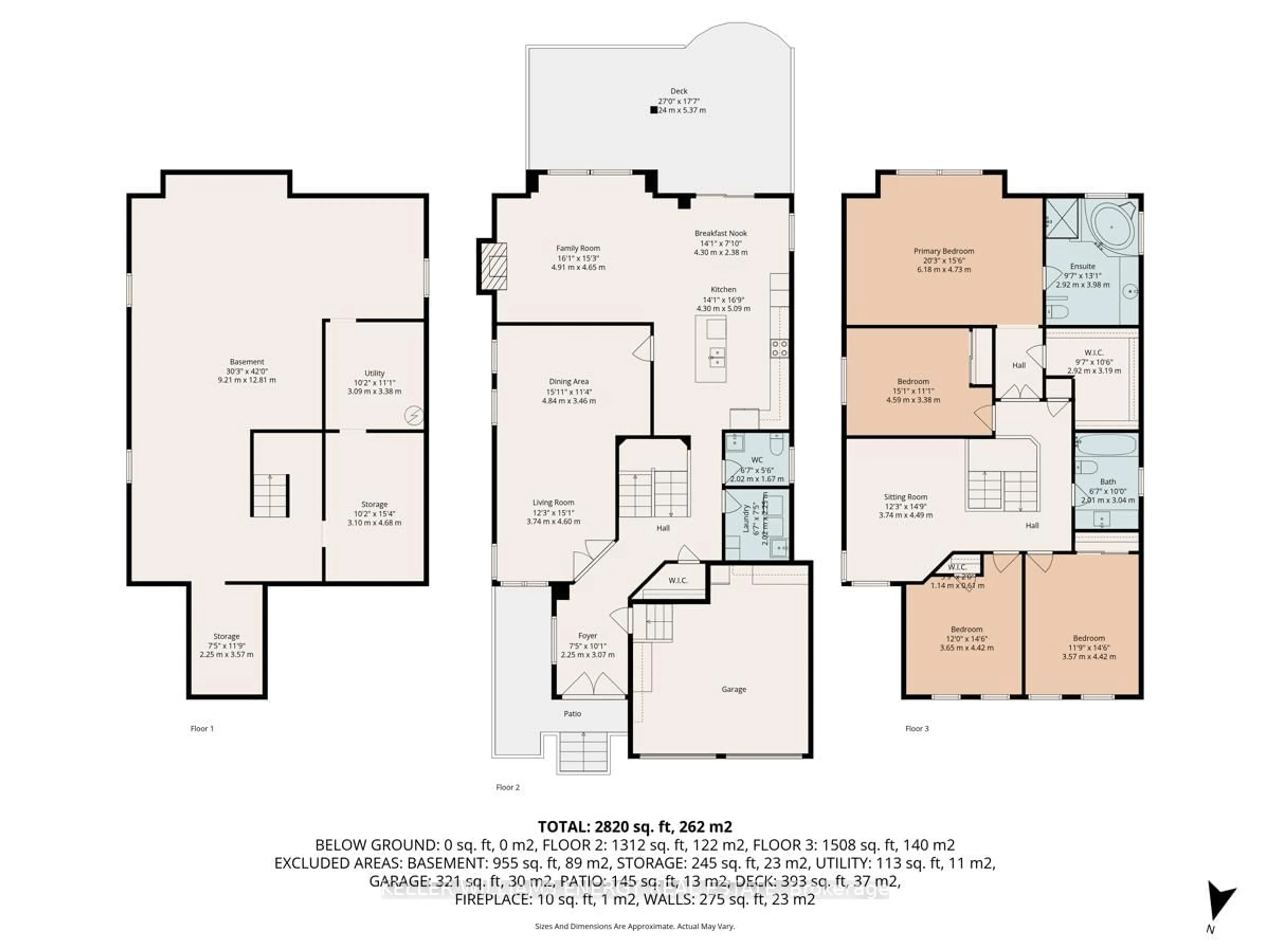 Floor plan for 1619 Coldstream Dr, Oshawa Ontario L1K 3B5