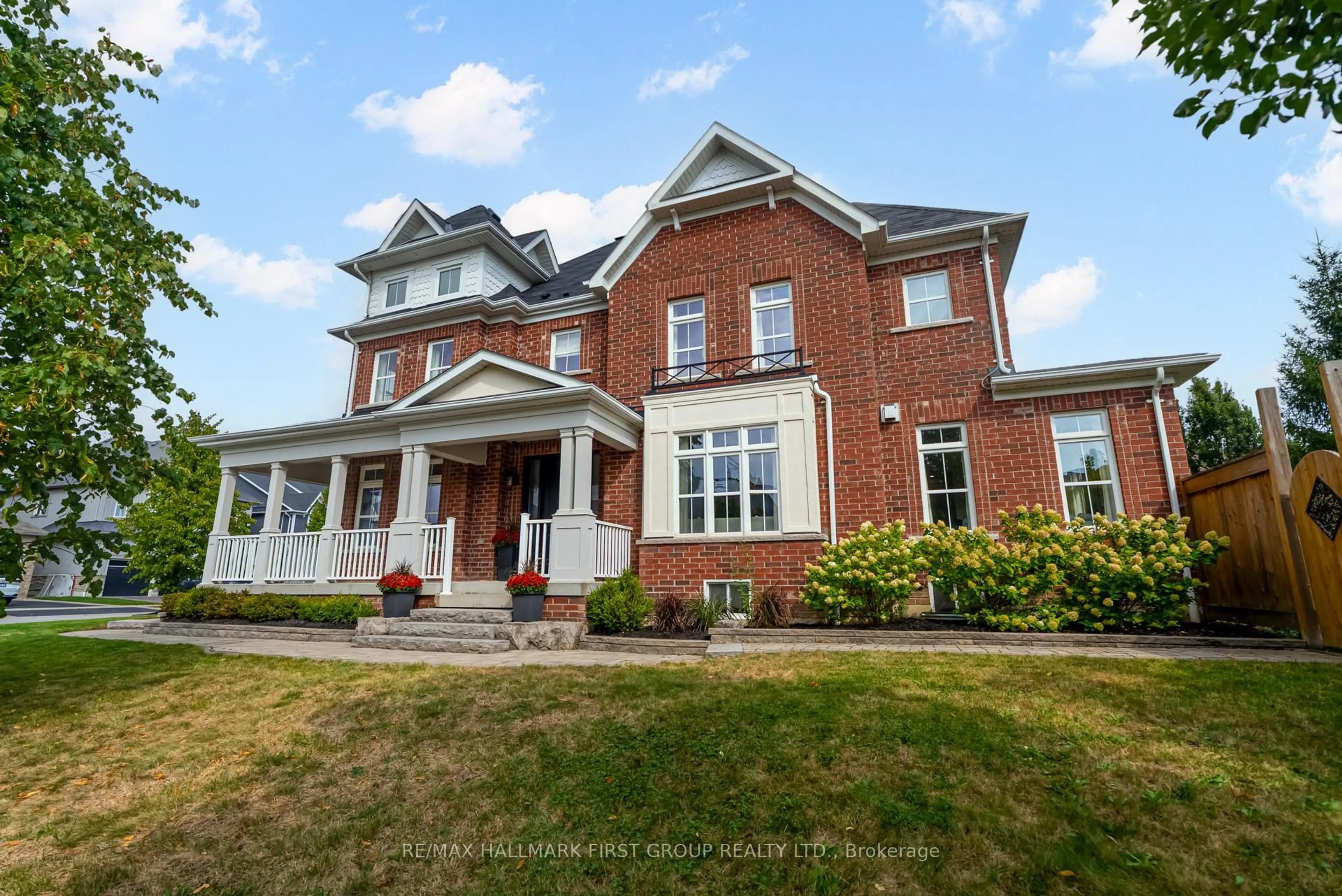 Home with brick exterior material, building for 8 Jarrow Cres, Whitby Ontario L1M 0G9