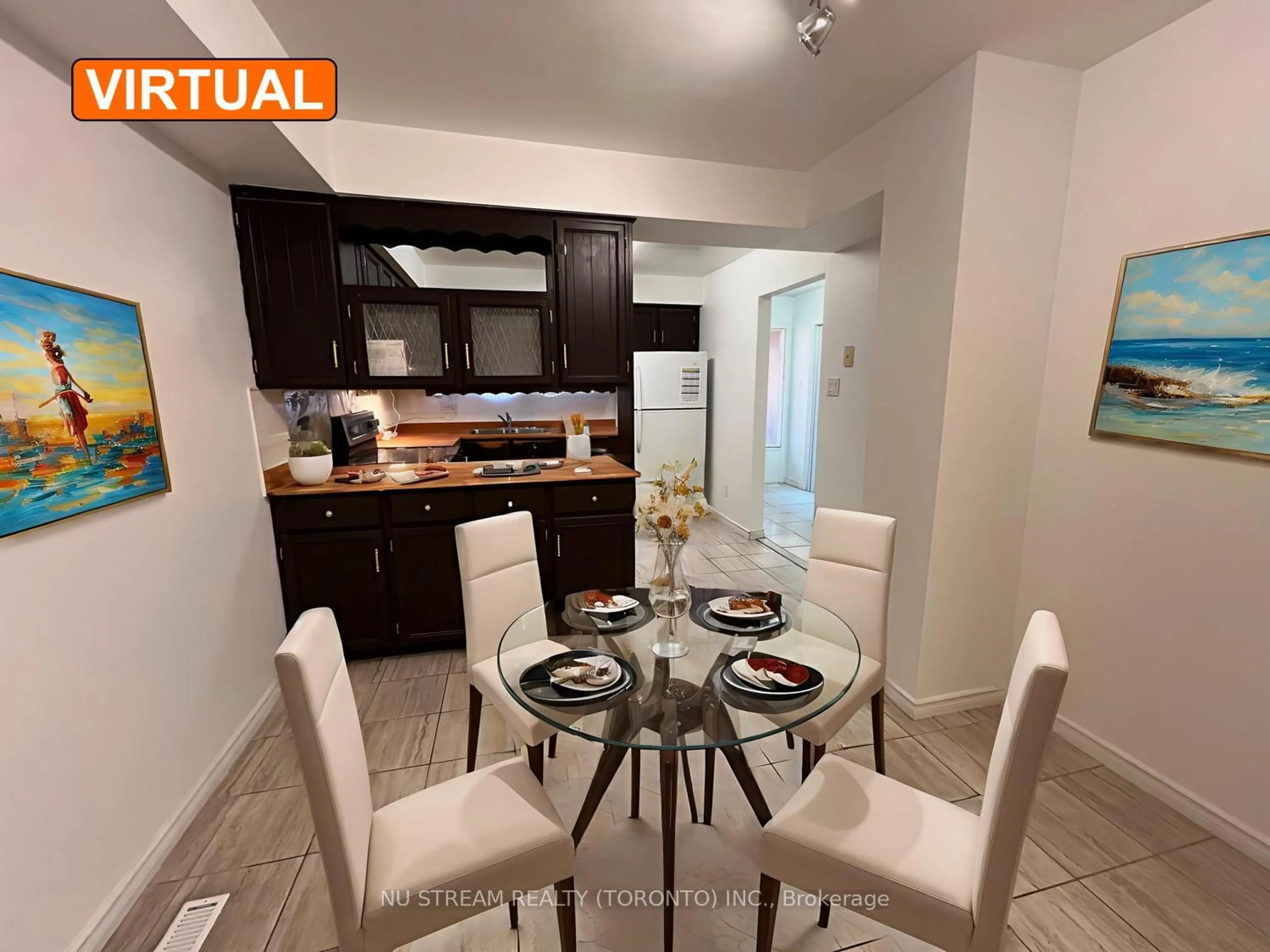 Dining room, ceramic/tile floor for 164 Quantrell Tr, Toronto Ontario M1B 1L8