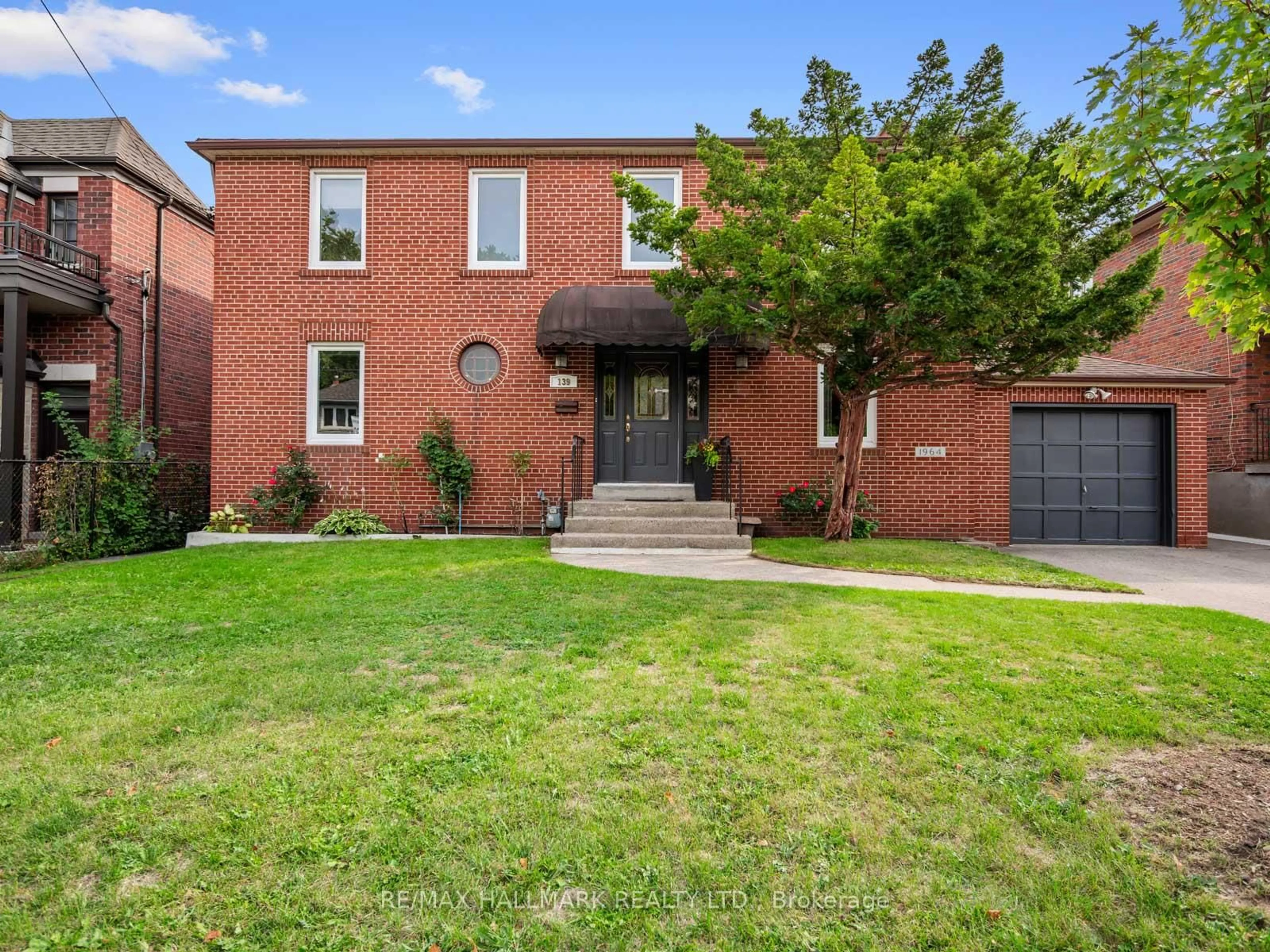 Home with brick exterior material, street for 139 Floyd Ave, Toronto Ontario M4K 2B6
