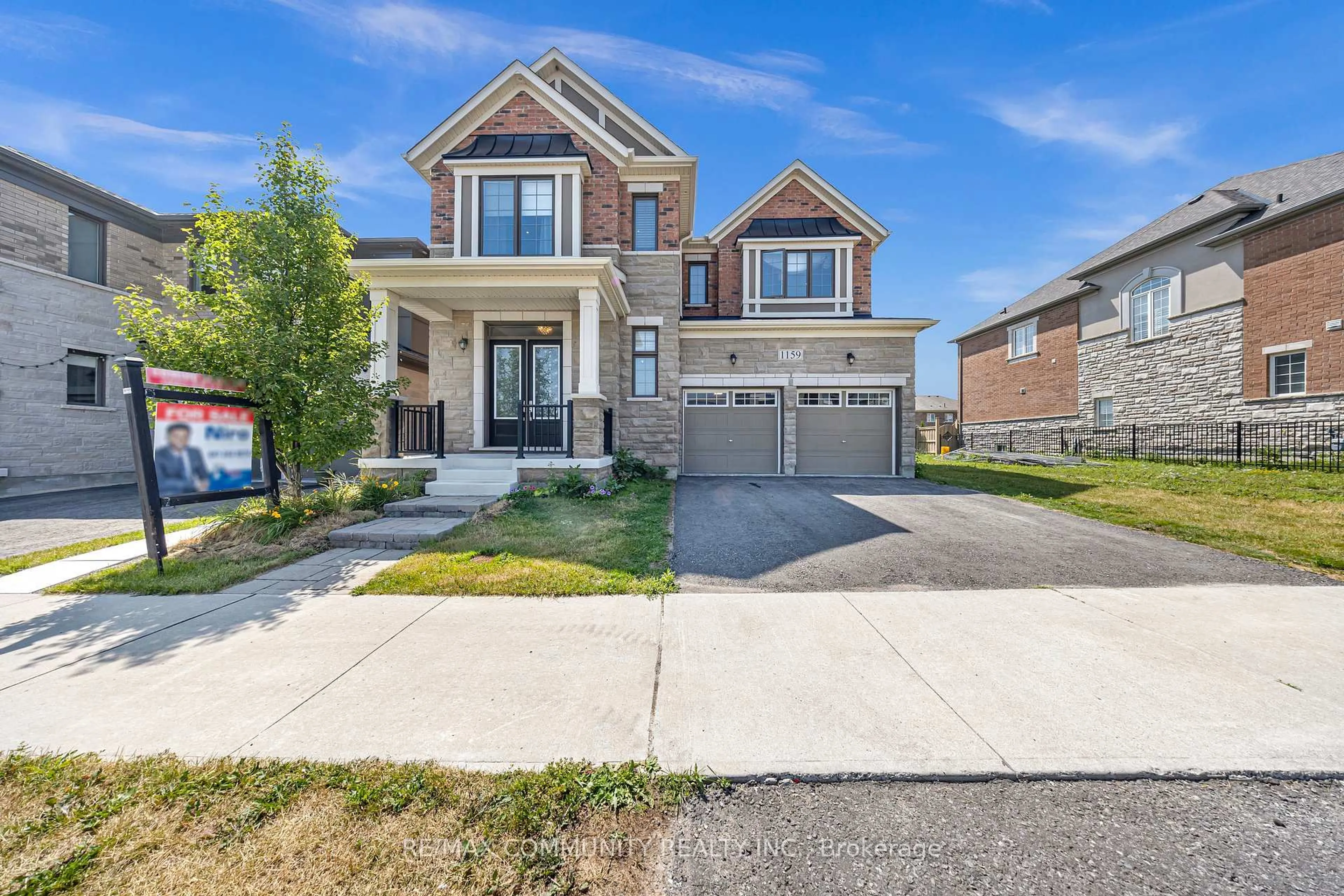Home with brick exterior material, street for 1159 Dragonfly Ave, Pickering Ontario L1X 0G1
