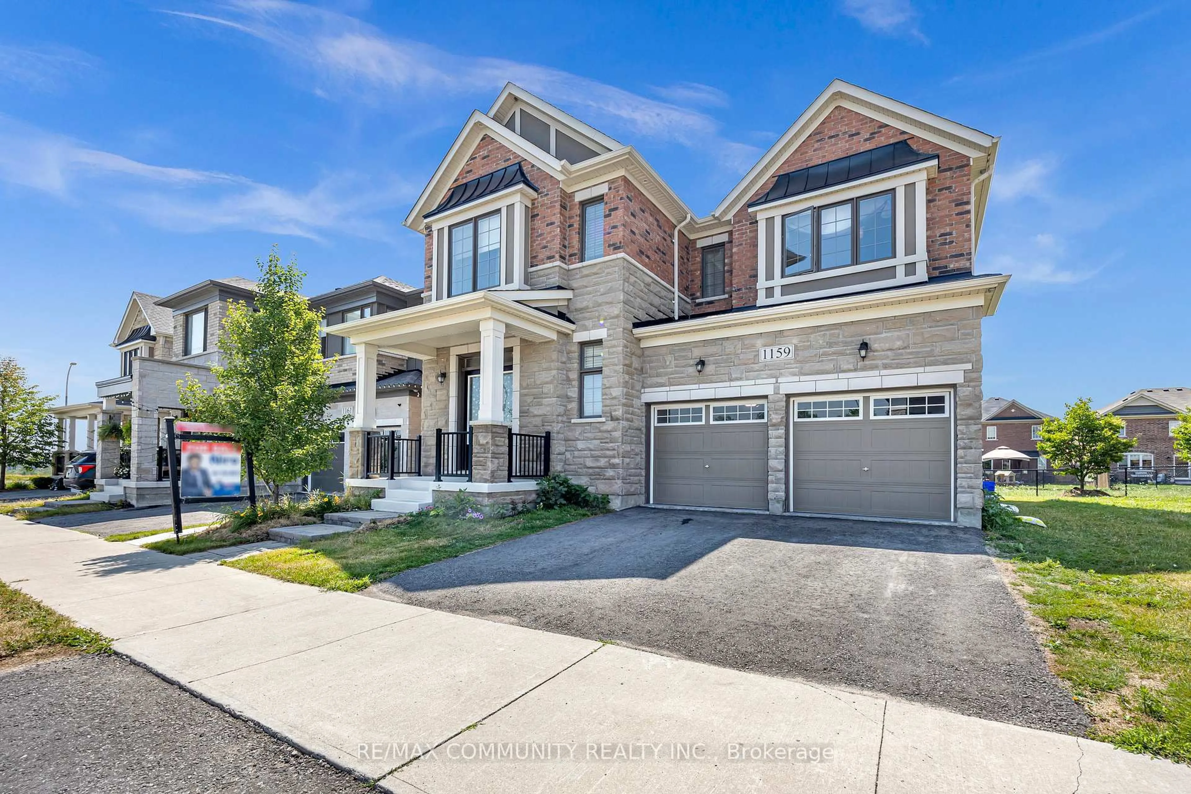 Home with brick exterior material, street for 1159 Dragonfly Ave, Pickering Ontario L1X 0G1