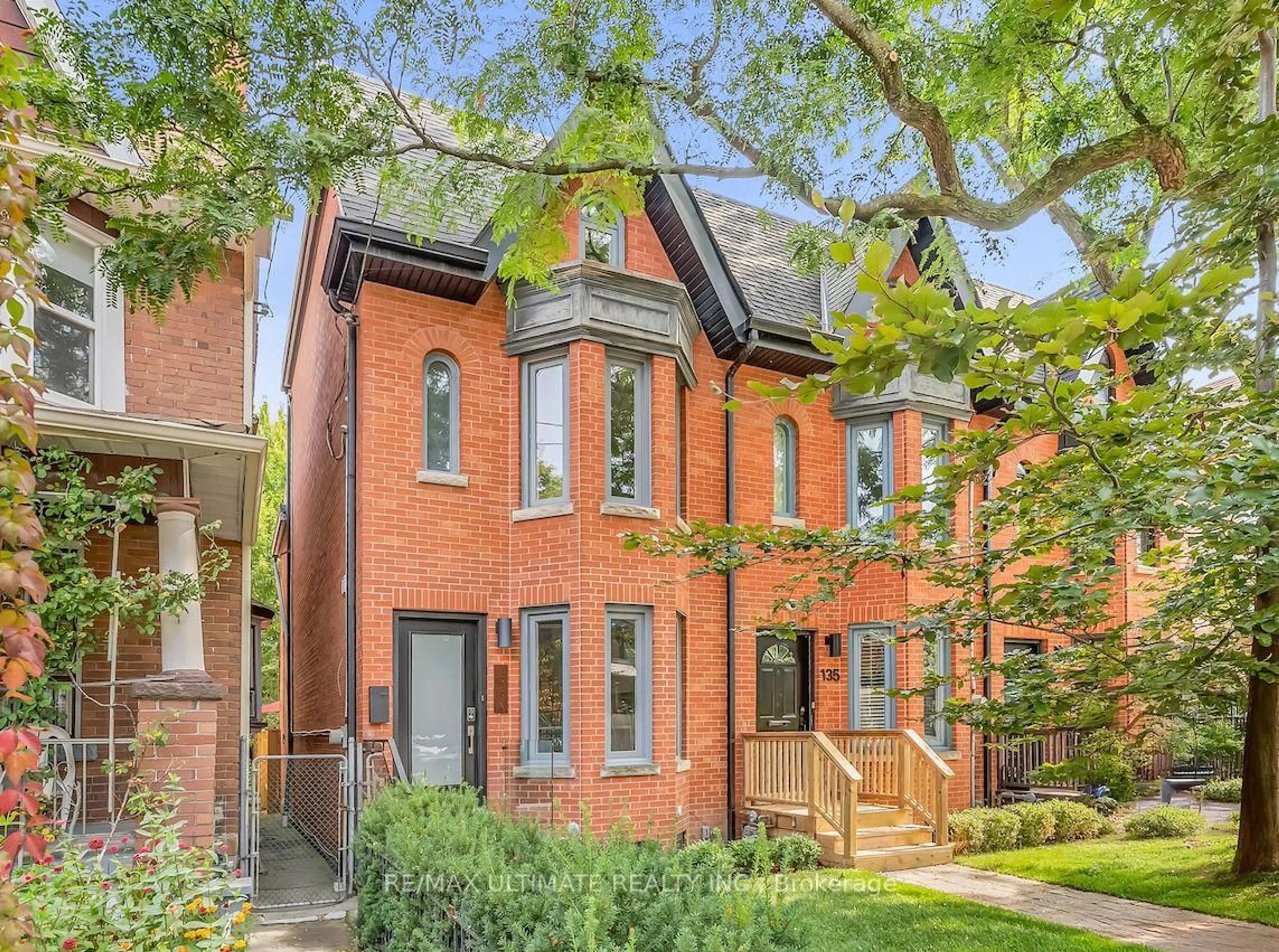 Home with brick exterior material, street for 135A Pape Ave, Toronto Ontario M4M 2V9