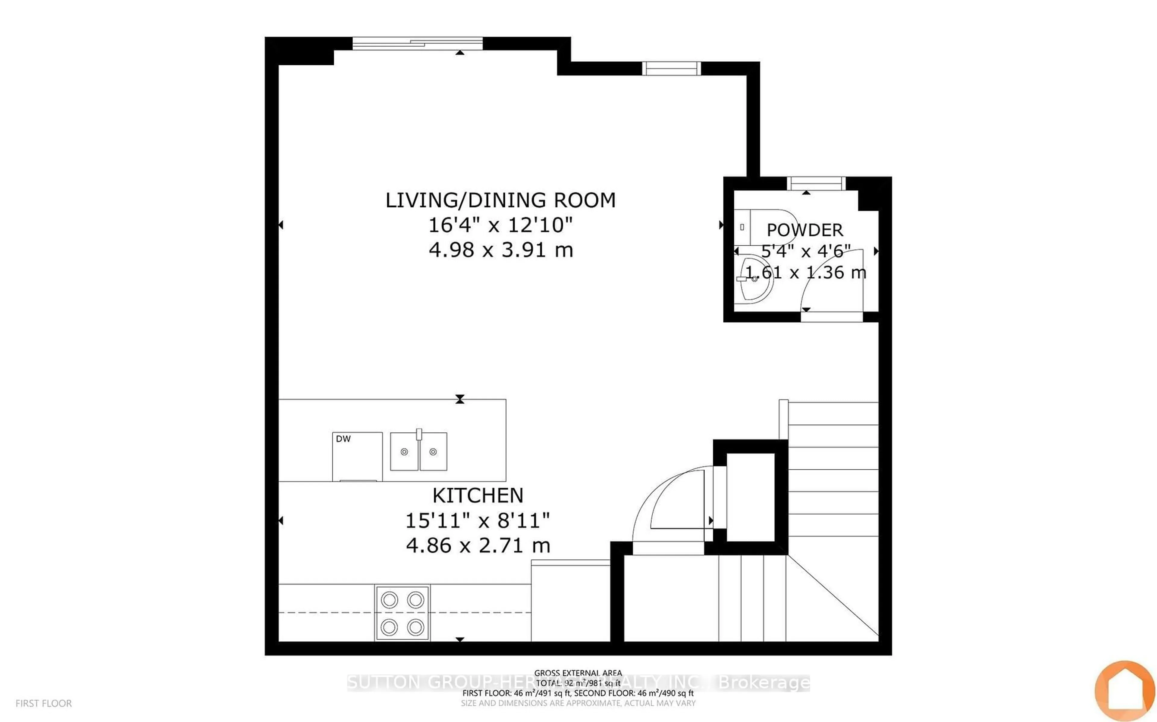 Floor plan for 2598 William Jackson Dr, Pickering Ontario L1X 0E4
