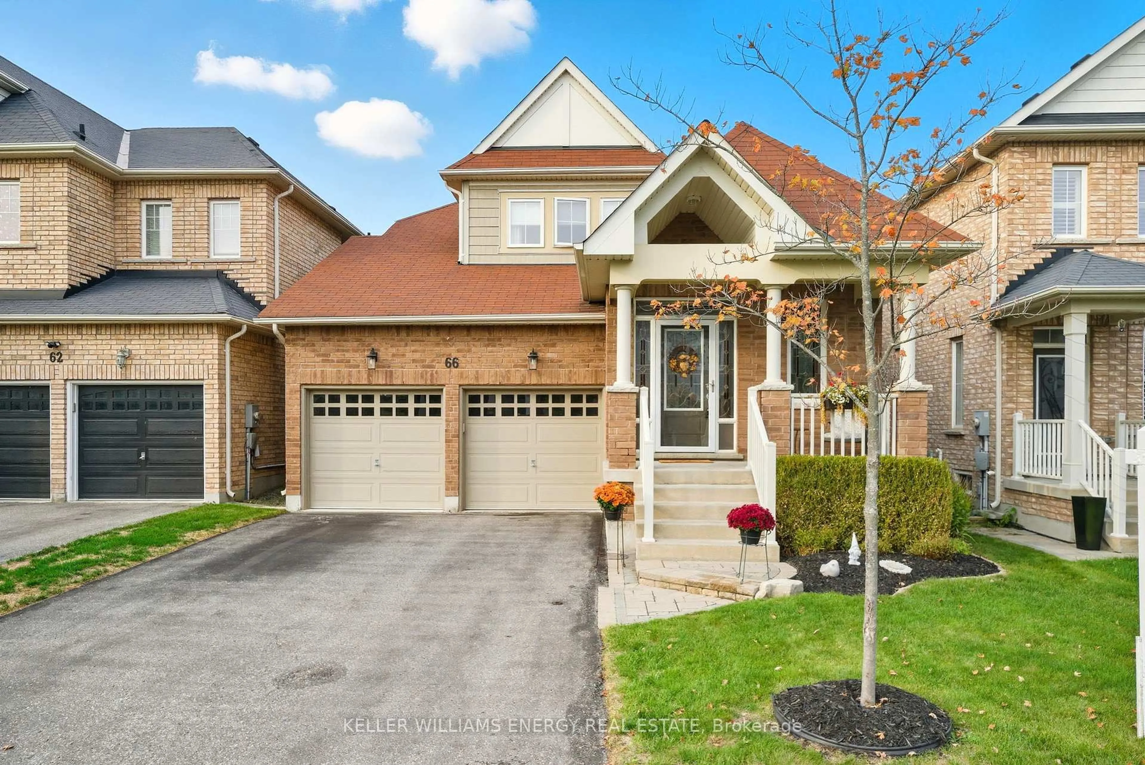 Home with brick exterior material, street for 66 Ted Miller Cres, Clarington Ontario L1C 0M4