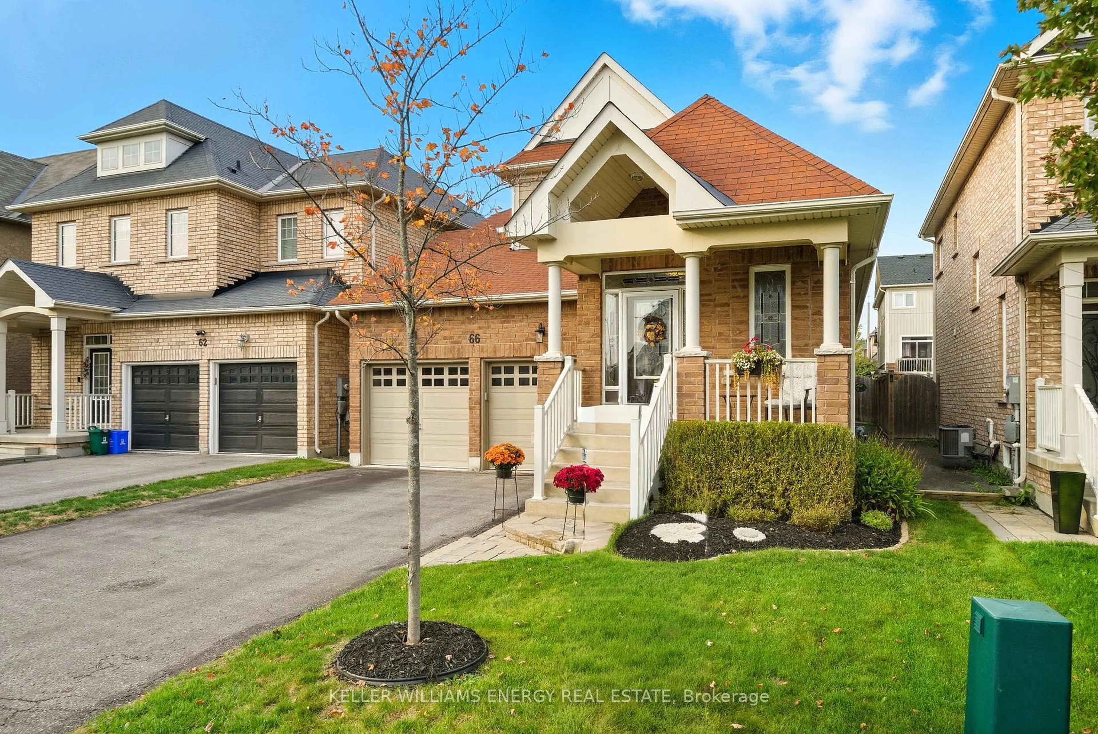 Home with brick exterior material, street for 66 Ted Miller Cres, Clarington Ontario L1C 0M4