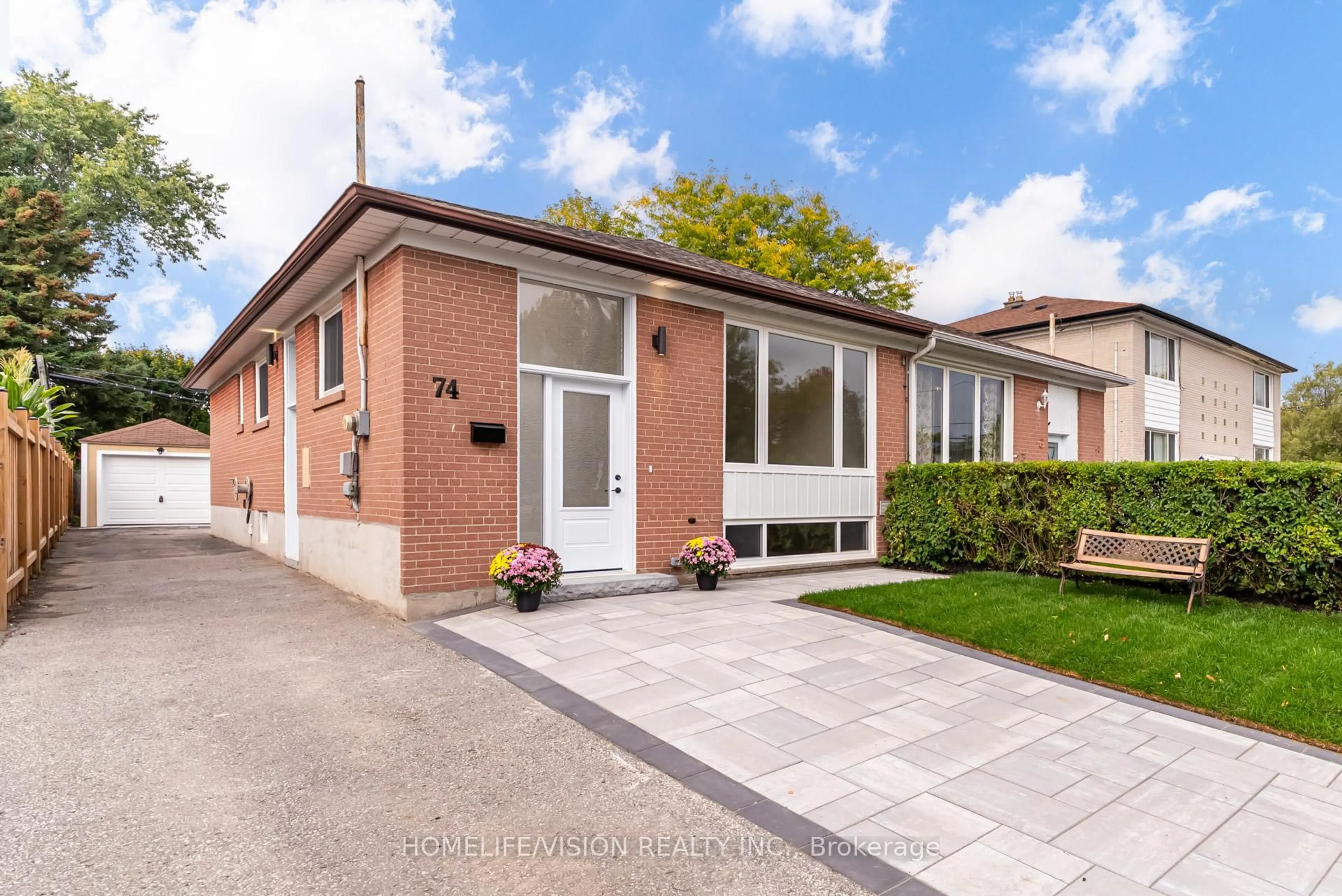 Home with brick exterior material, street for 74 Cabot St, Oshawa Ontario L1J 5R7