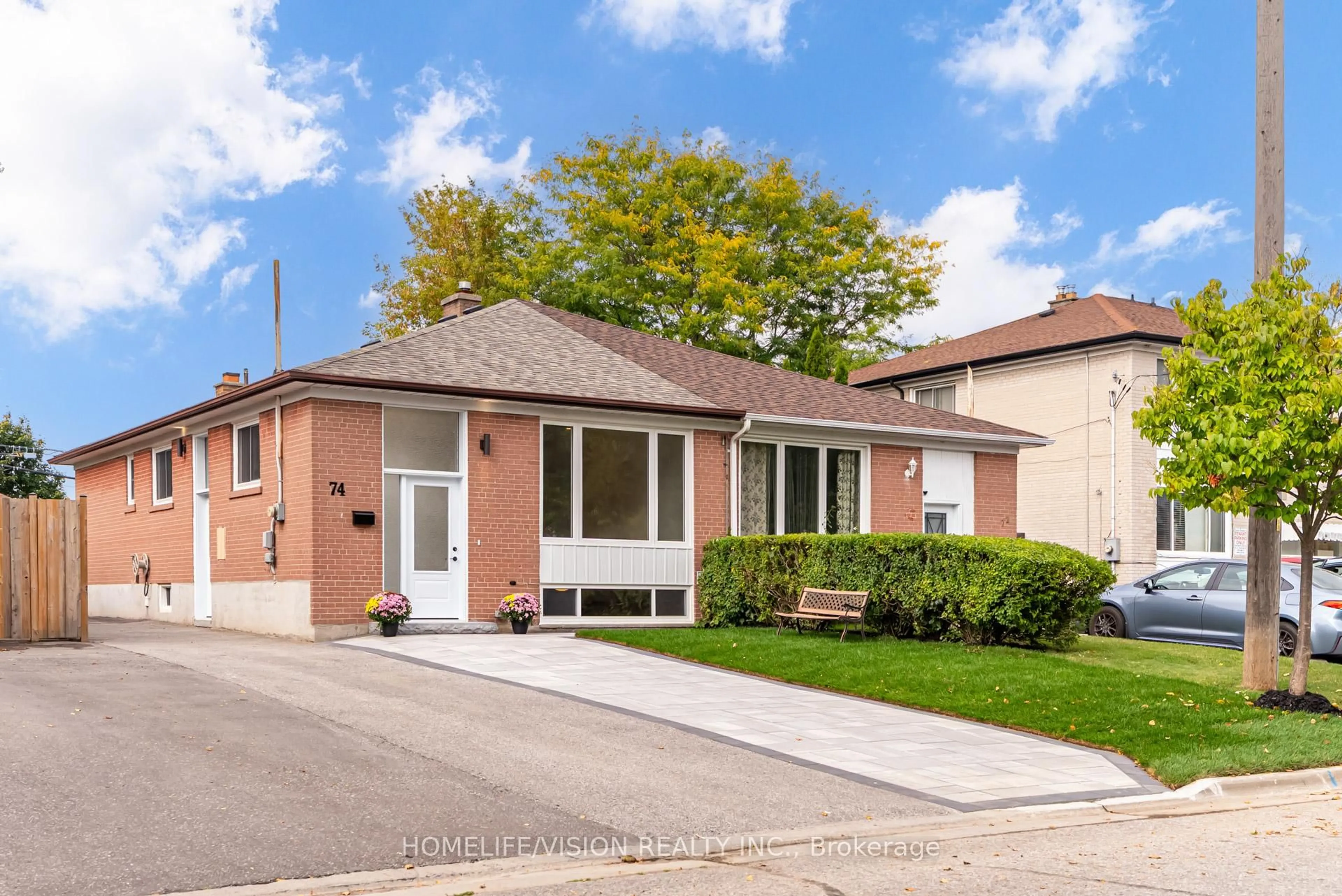 Home with brick exterior material, street for 74 Cabot St, Oshawa Ontario L1J 5R7