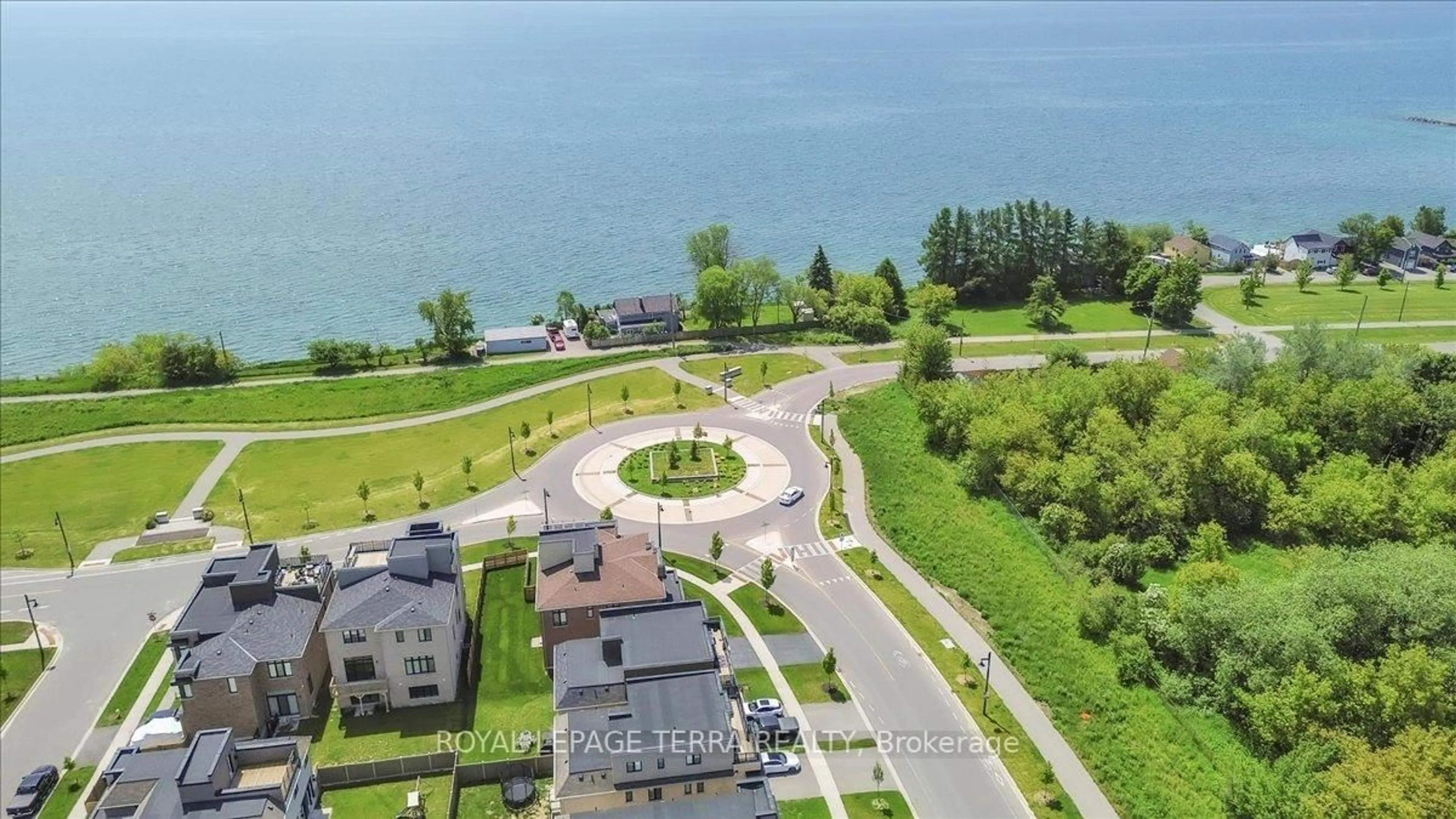 A pic from outside/outdoor area/front of a property/back of a property/a pic from drone, water/lake/river/ocean view for 67 CRYDERMAN Lane, Clarington Ontario L1C 2W3