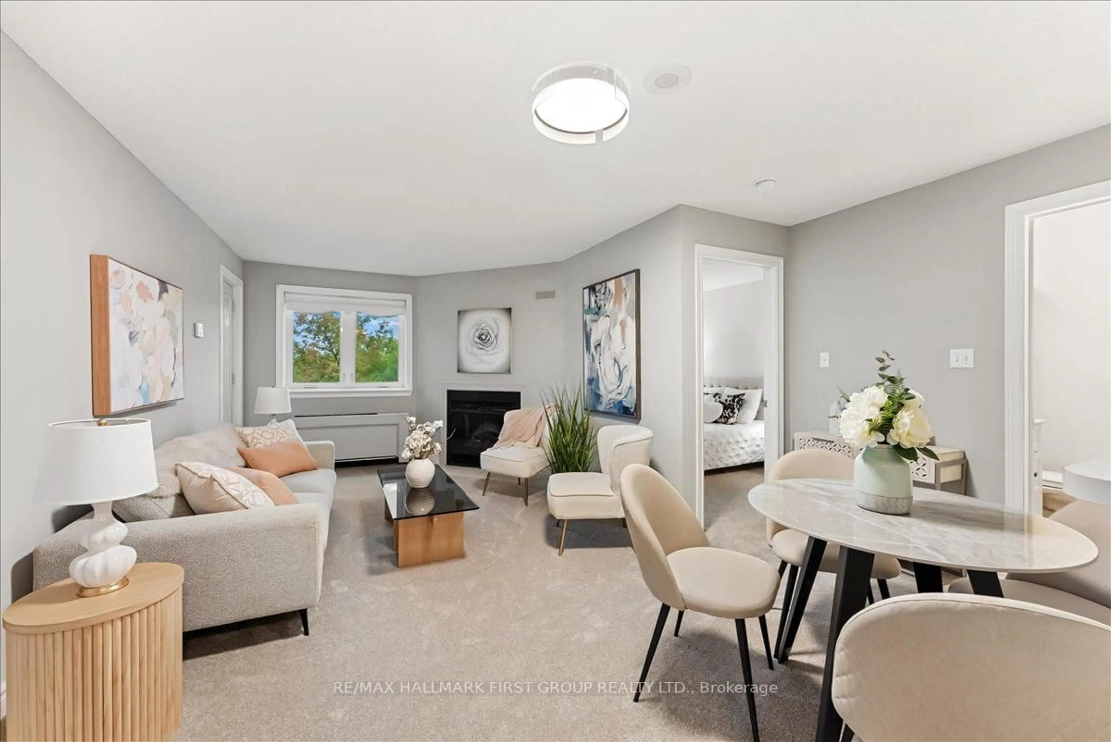 Living room with furniture, unknown for 191 Lake Driveway #216, Ajax Ontario L1S 7H9