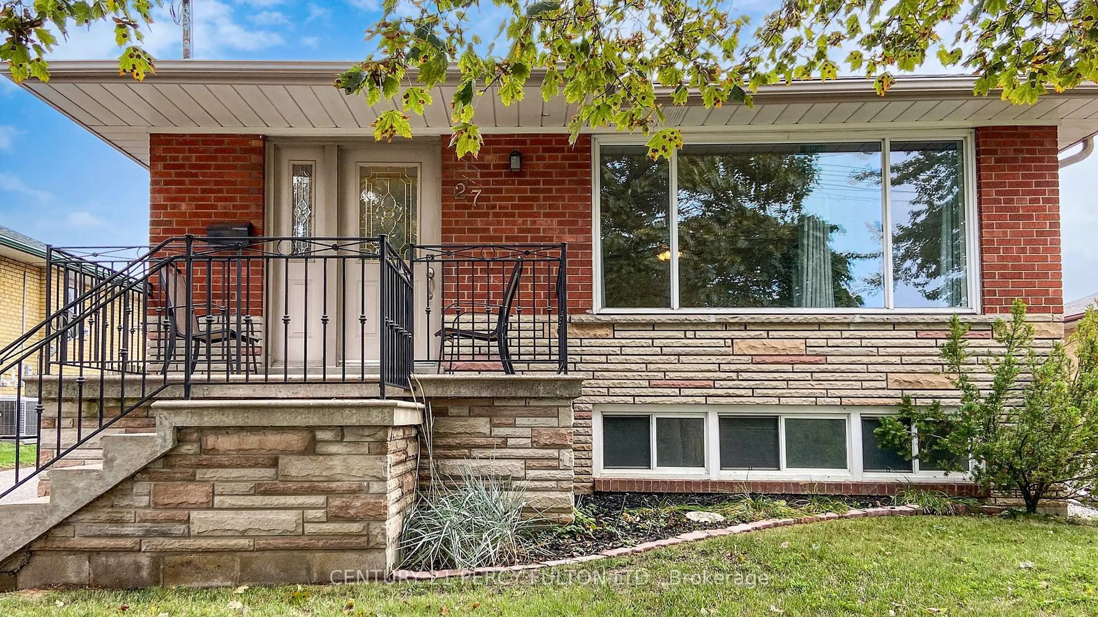 Home with brick exterior material, street for 27 Grassington Cres, Toronto Ontario M1G 1X4