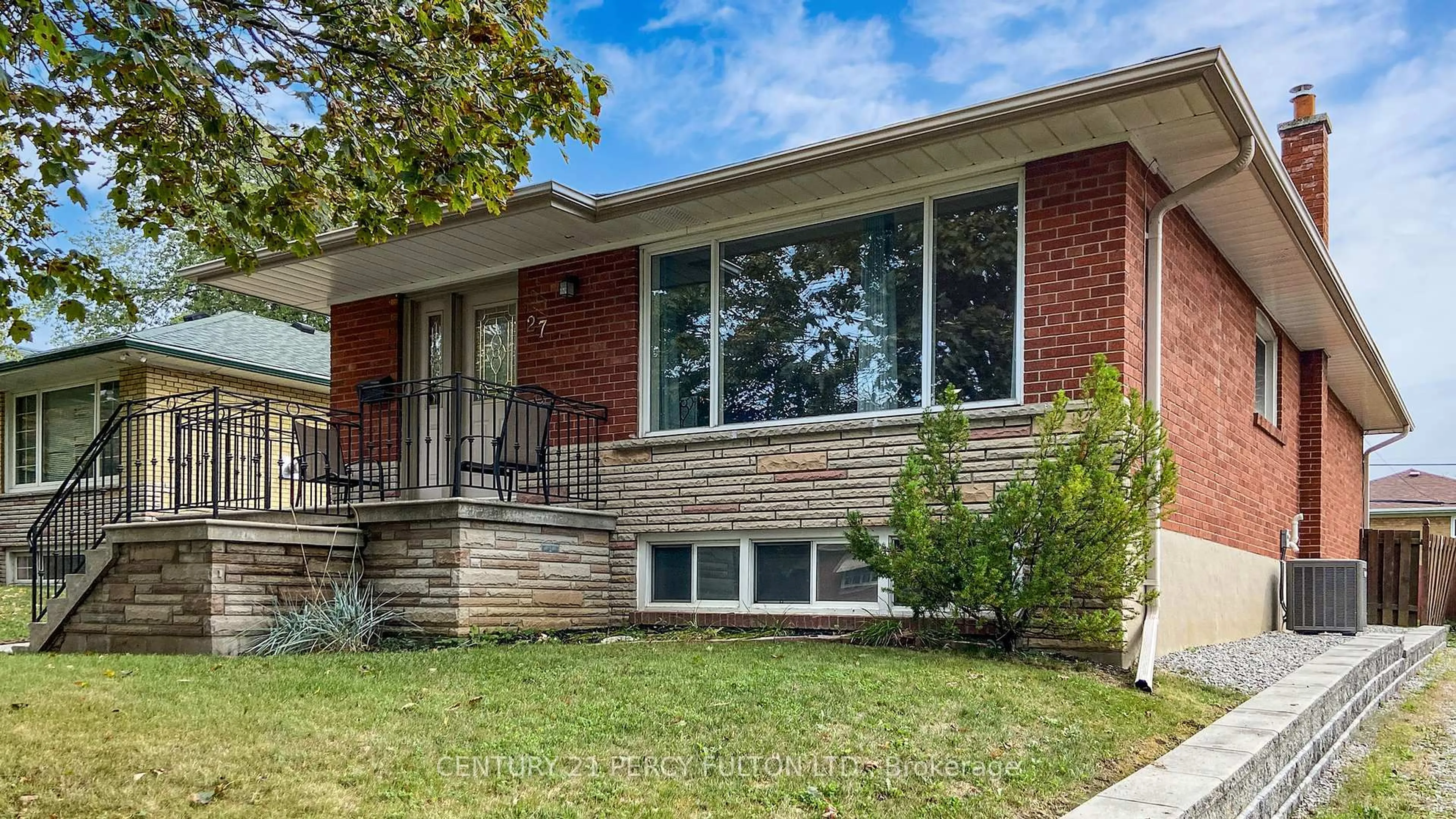 Home with brick exterior material, street for 27 Grassington Cres, Toronto Ontario M1G 1X4