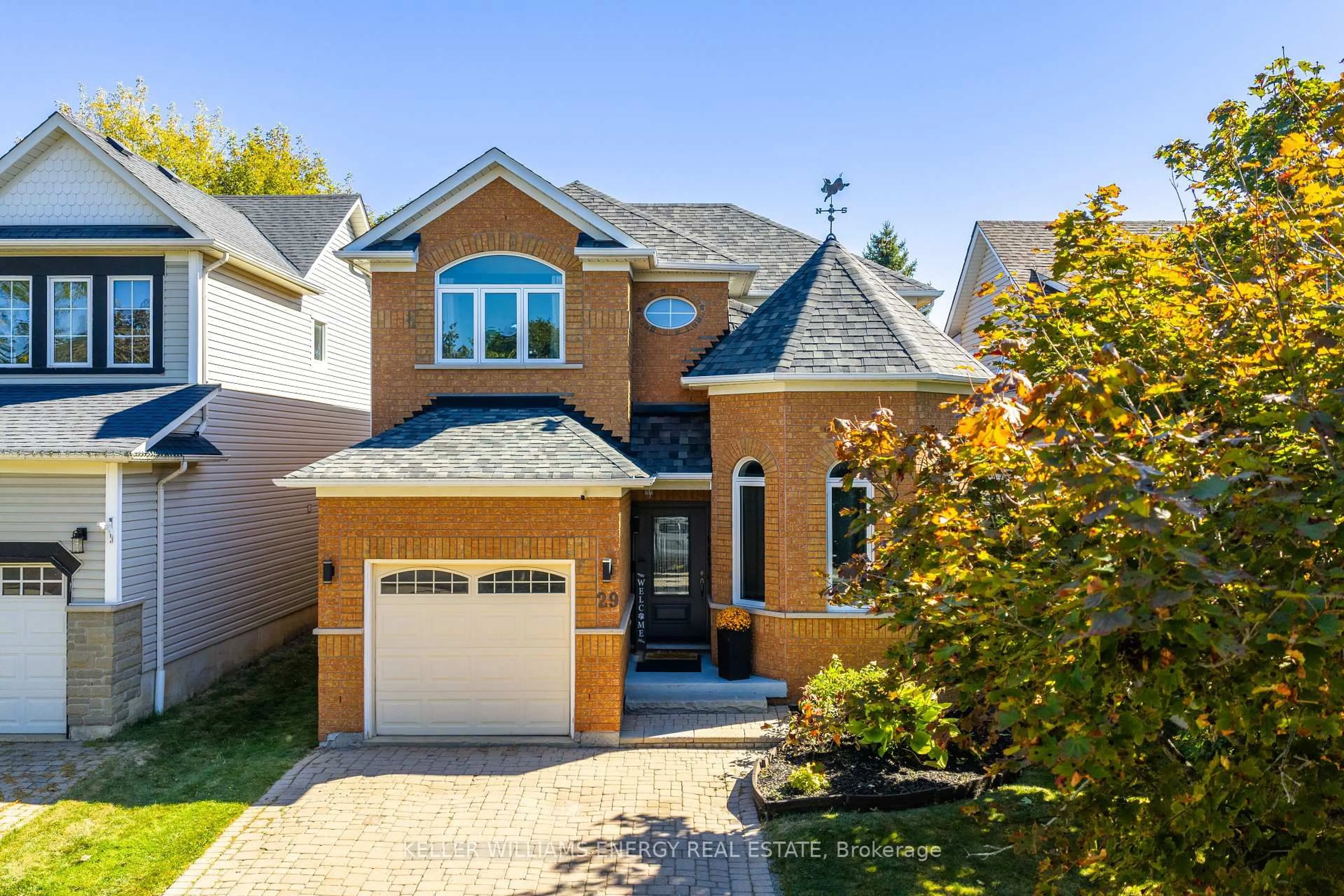 Home with brick exterior material, street for 29 Melody Dr, Whitby Ontario L1M 1K6