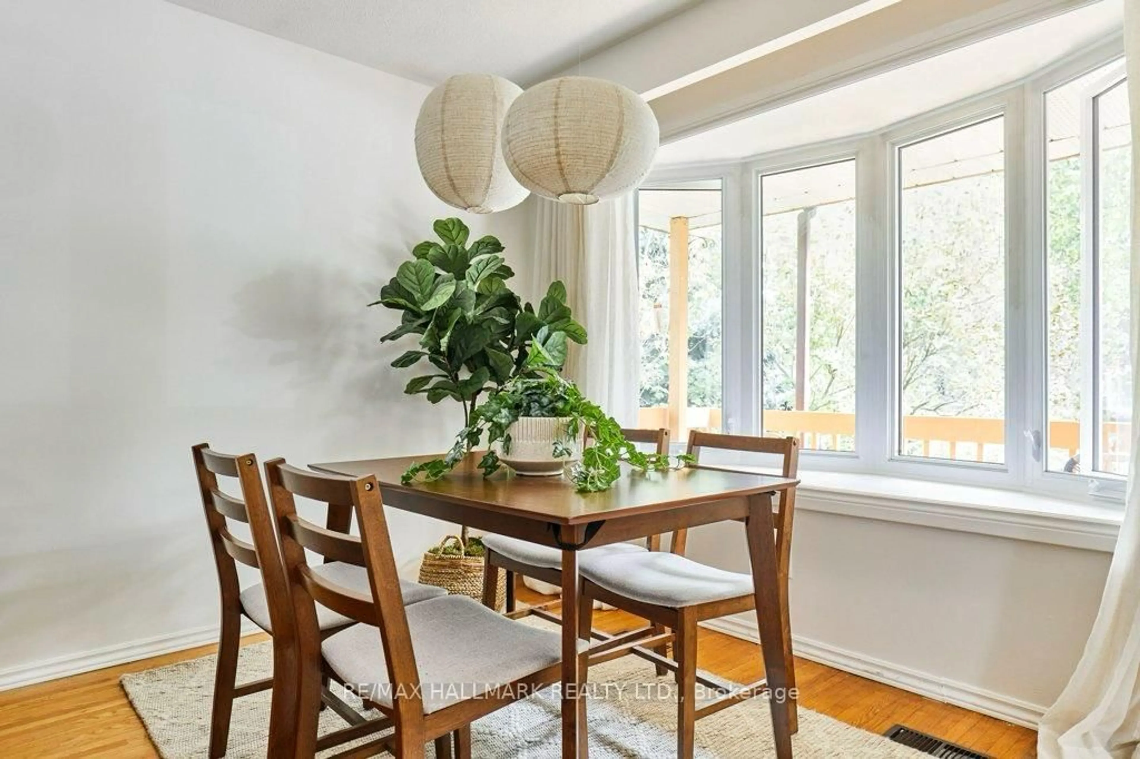Dining room, wood/laminate floor for 145 Clements Rd, Ajax Ontario L1S 1L9