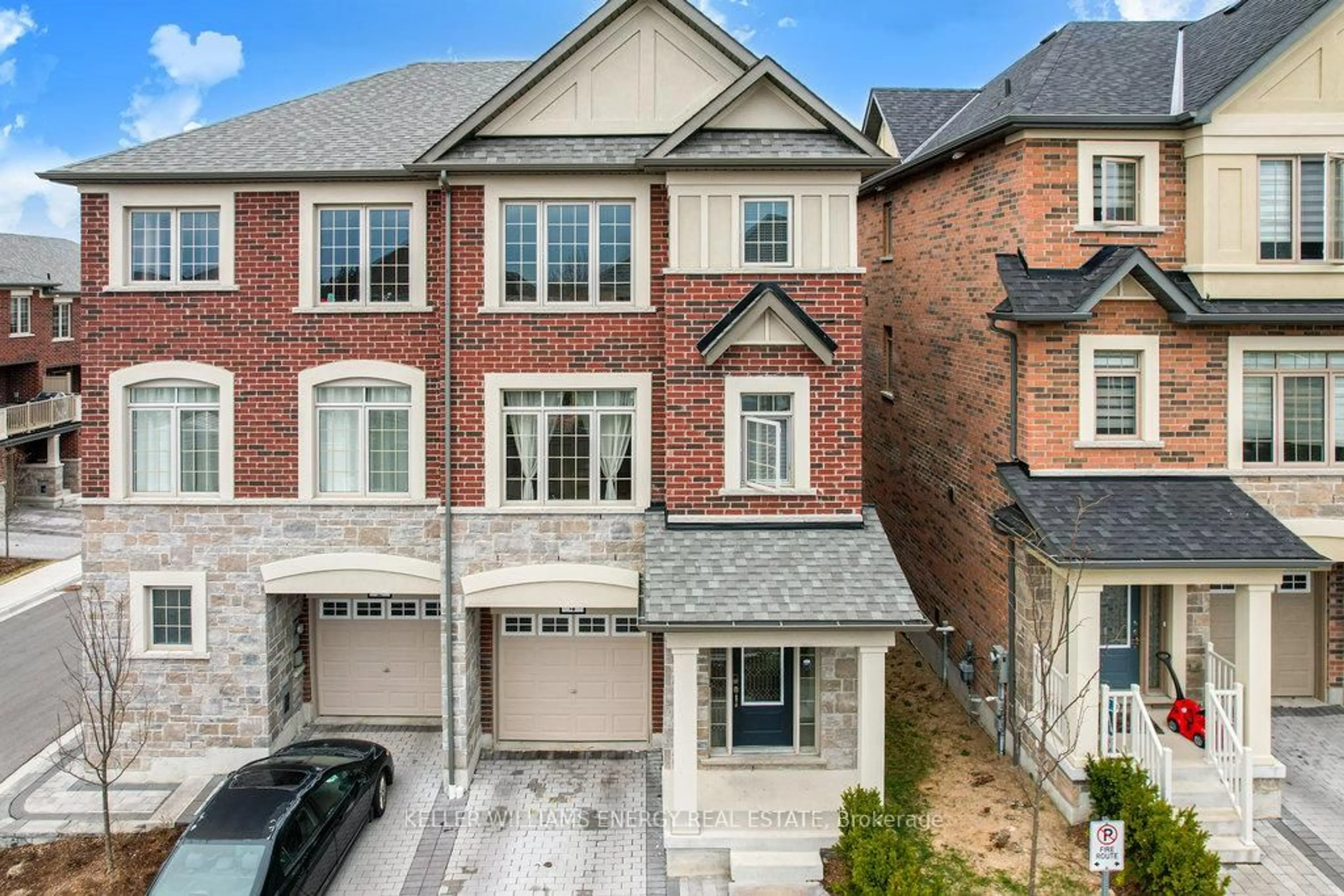 Home with brick exterior material, street for 4 Healthcote Lane, Ajax Ontario L1Z 0V2