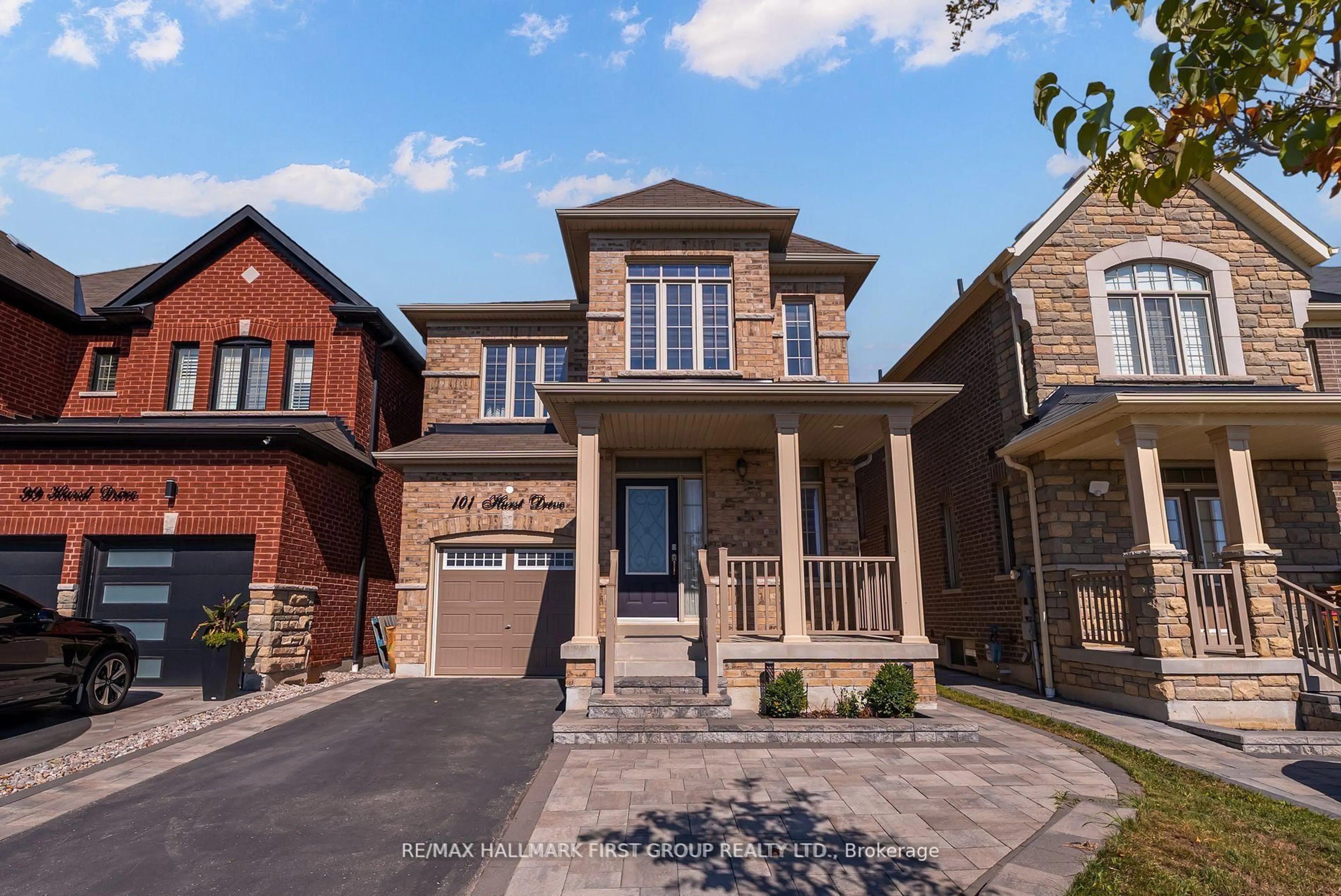 Home with brick exterior material, street for 101 Hurst Dr, Ajax Ontario L1T 0N9